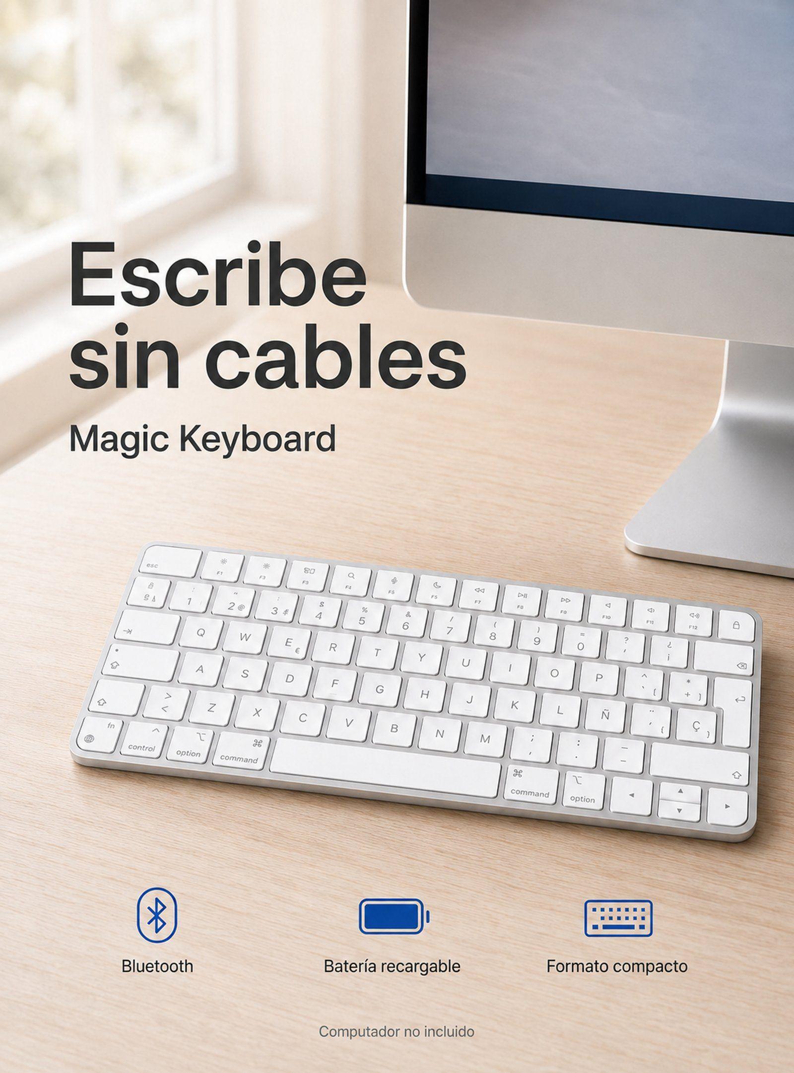 Teclado Apple Magic Keyboard MK2A3E/A Español Bluetooth-1