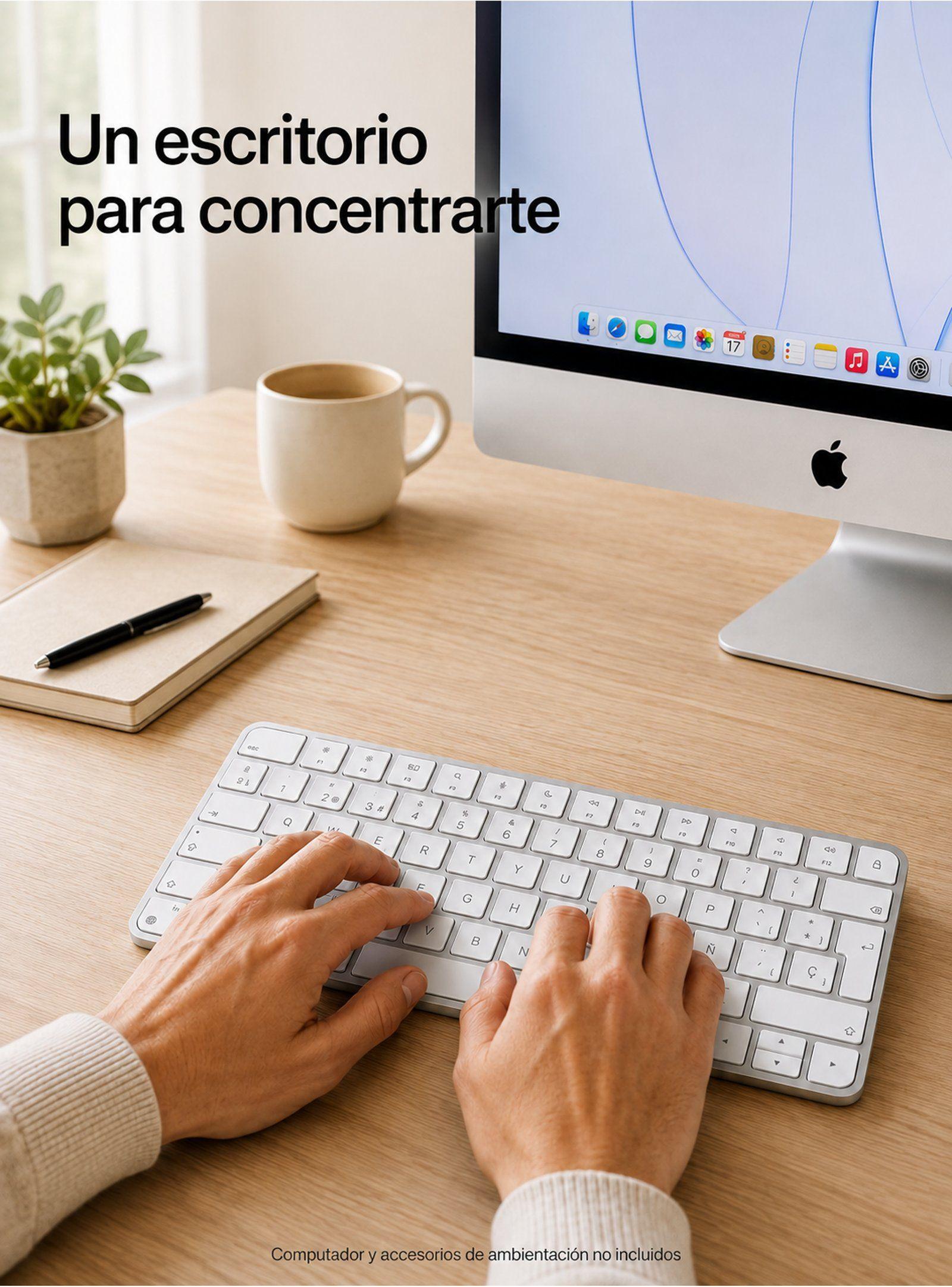 Teclado Apple Magic Keyboard MK2A3E/A Español Bluetooth-4