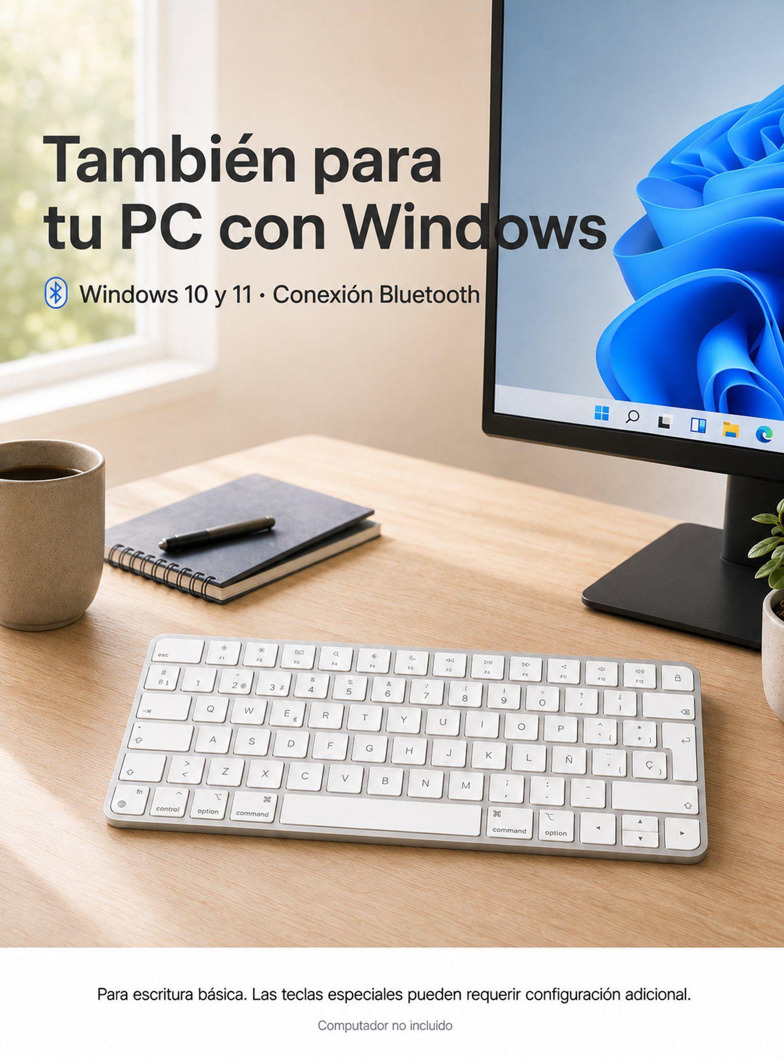 Teclado Apple Magic Keyboard MK2A3E/A Español Bluetooth-6