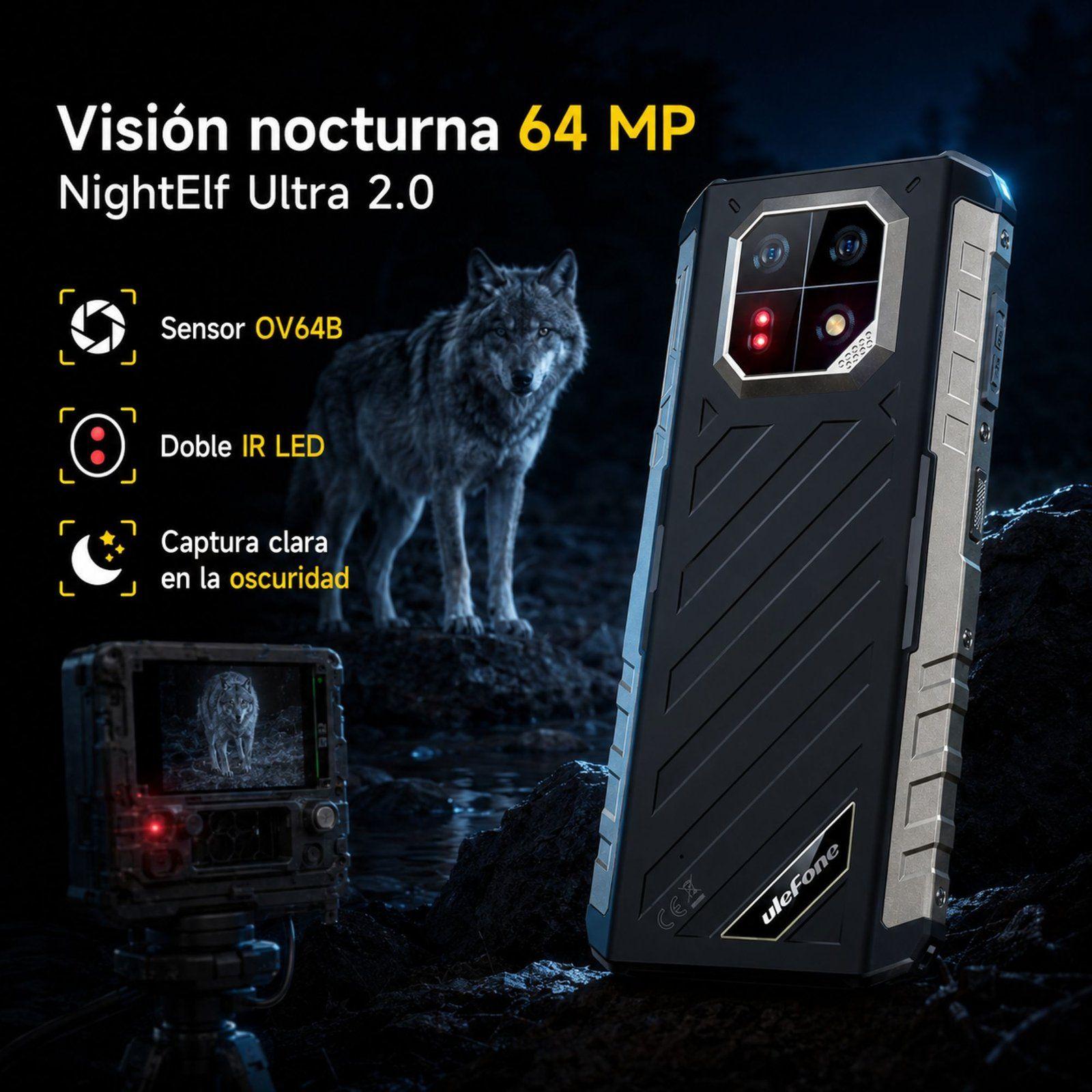 Ulefone Armor 22 Pro e-SIM Celular Rugged 8GB 128GB Delgado-4