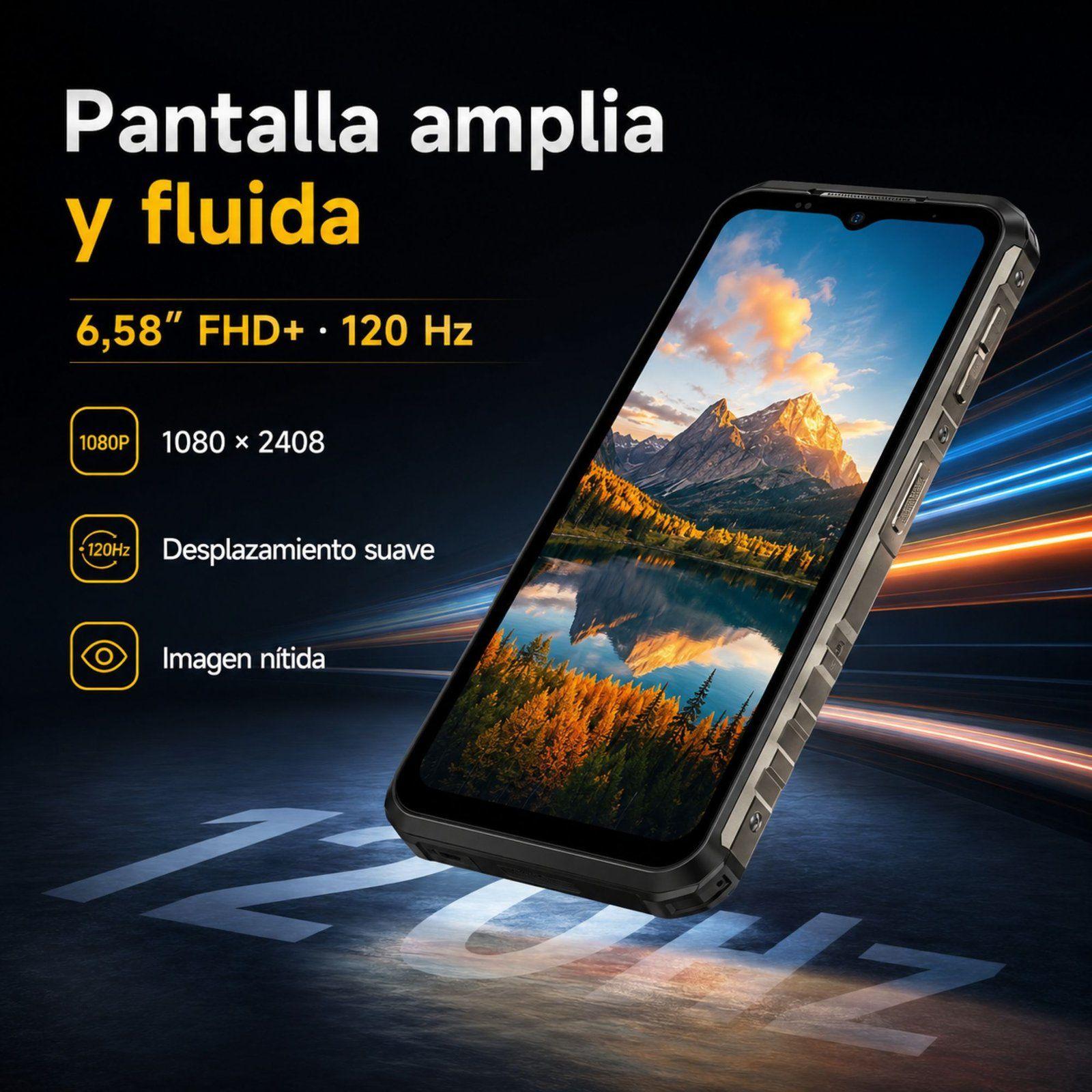 Ulefone Armor 22 Pro e-SIM Celular Rugged 8GB 128GB Delgado-5