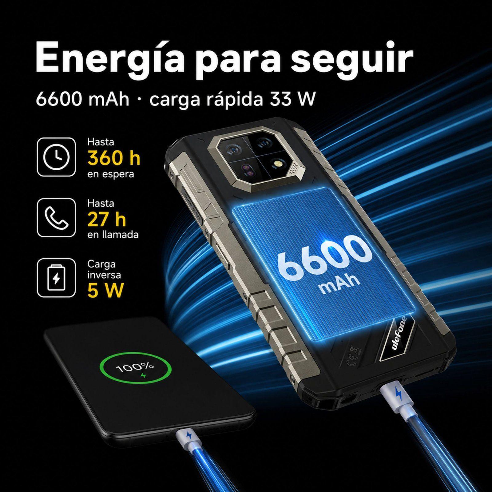 Ulefone Armor 22 Pro e-SIM Celular Rugged 8GB 128GB Delgado-7
