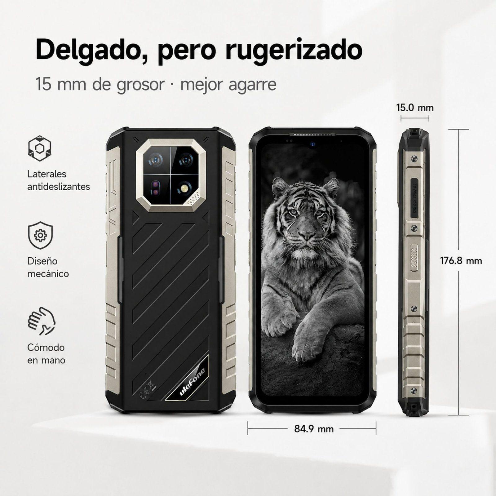 Ulefone Armor 22 Pro e-SIM Celular Rugged 8GB 128GB Delgado-8