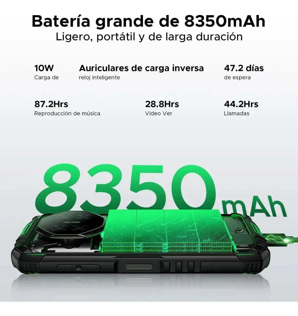Doogee Fire 3 Rugerizado 5.5 Android 15 8.350mah Compacto Naranja-4