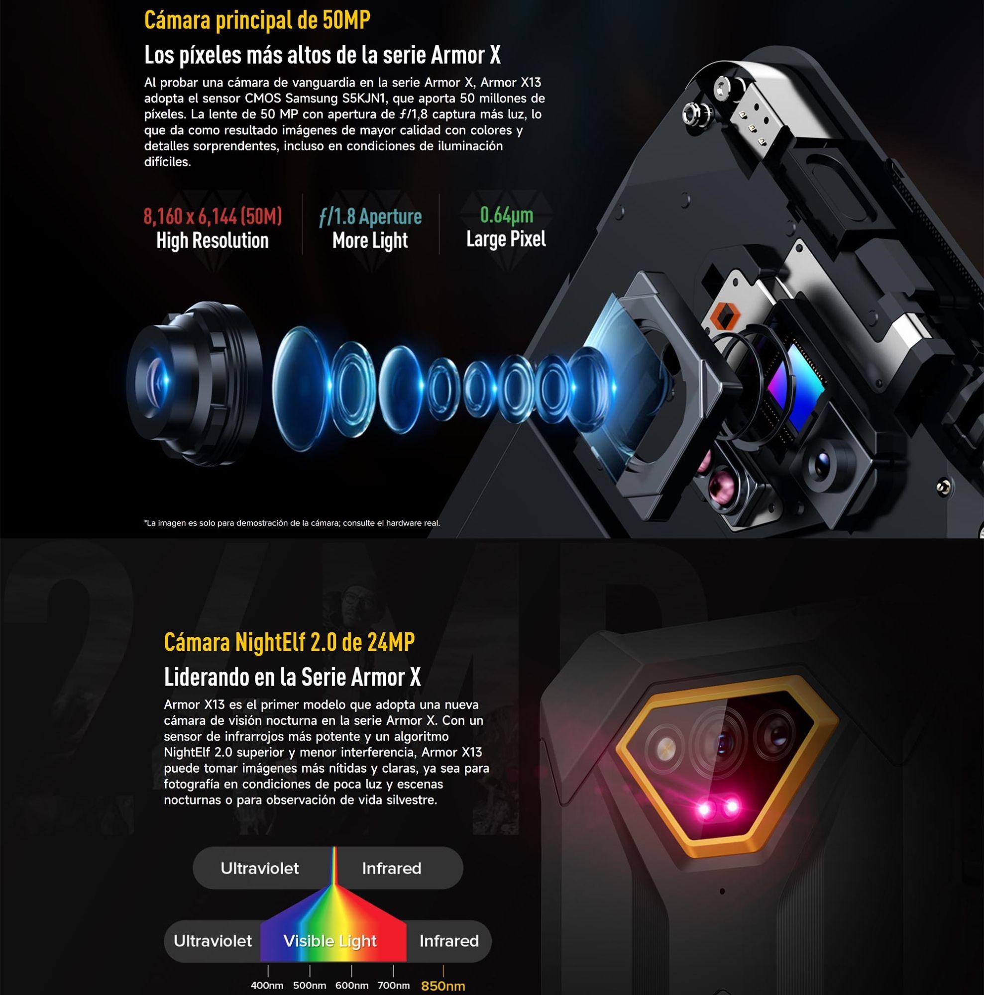 Armor X13 - Rugged Resistente: Golpes Polvo y Agua-4