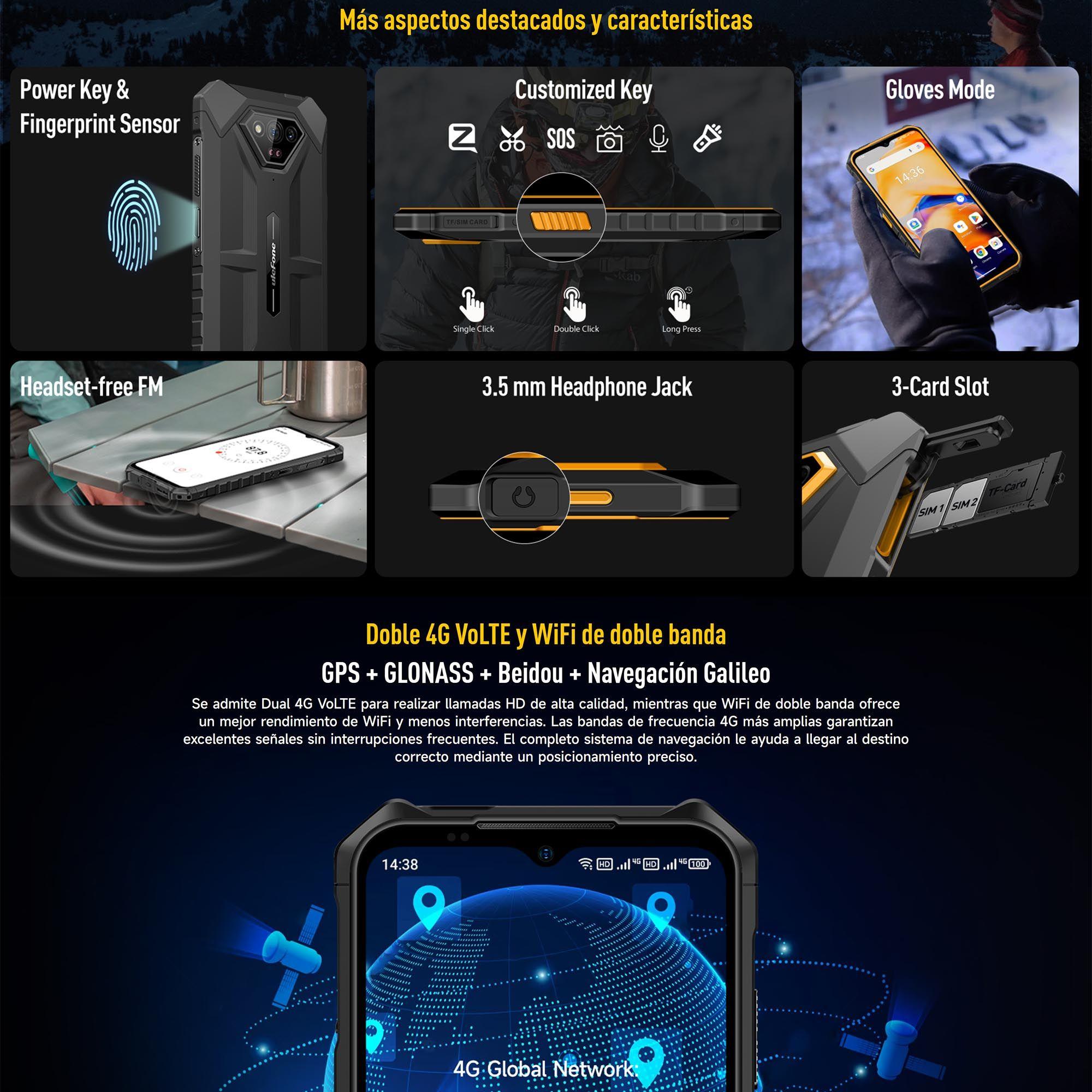 Armor X13 - Rugged Resistente: Golpes Polvo y Agua-5