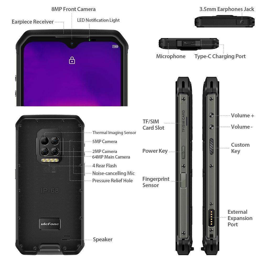 Ulefone Armor 9 - Celular DualSim Cámara Térmica-4