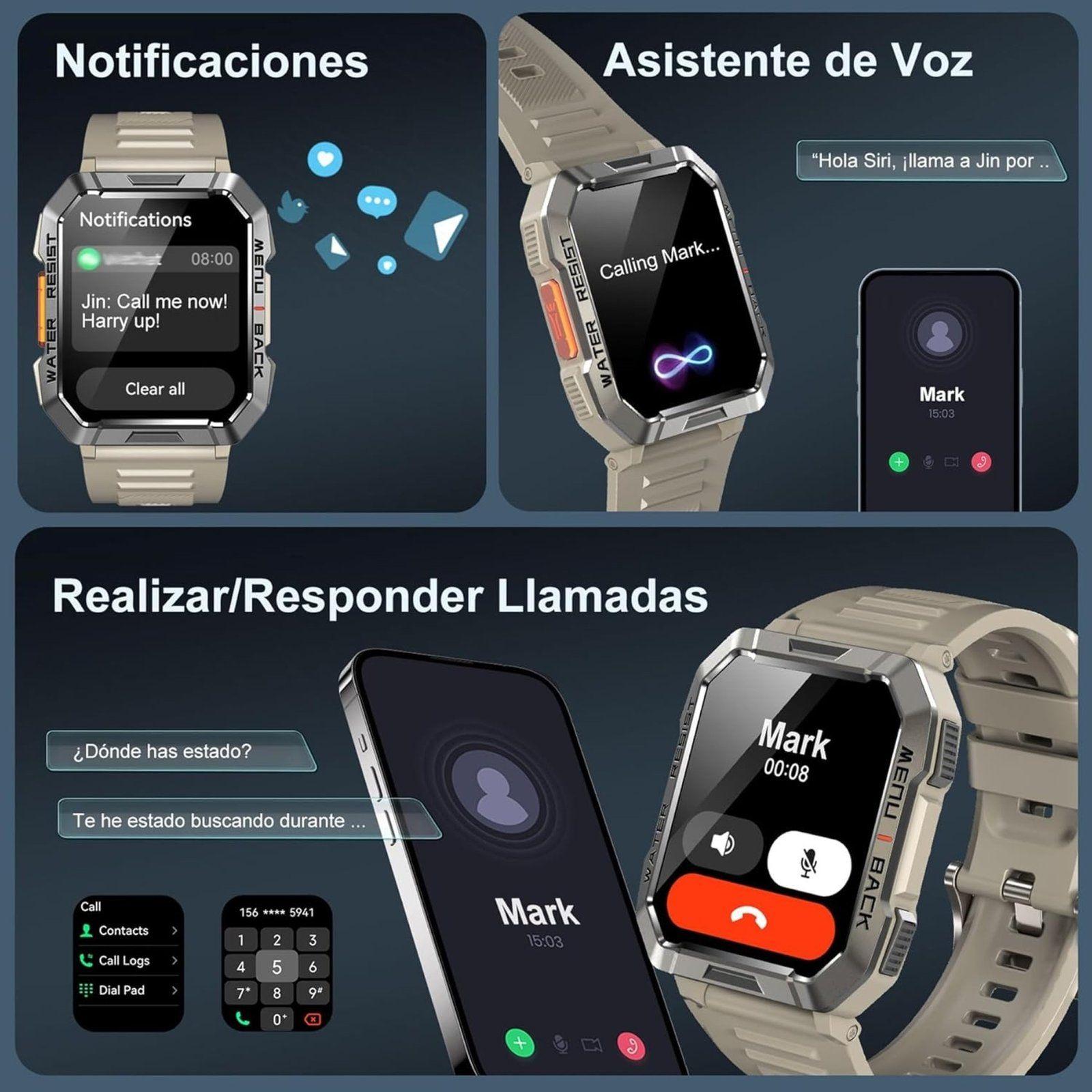 Blackview W80 Pro: Smartwatch rugerizado, Batería 20 días-2