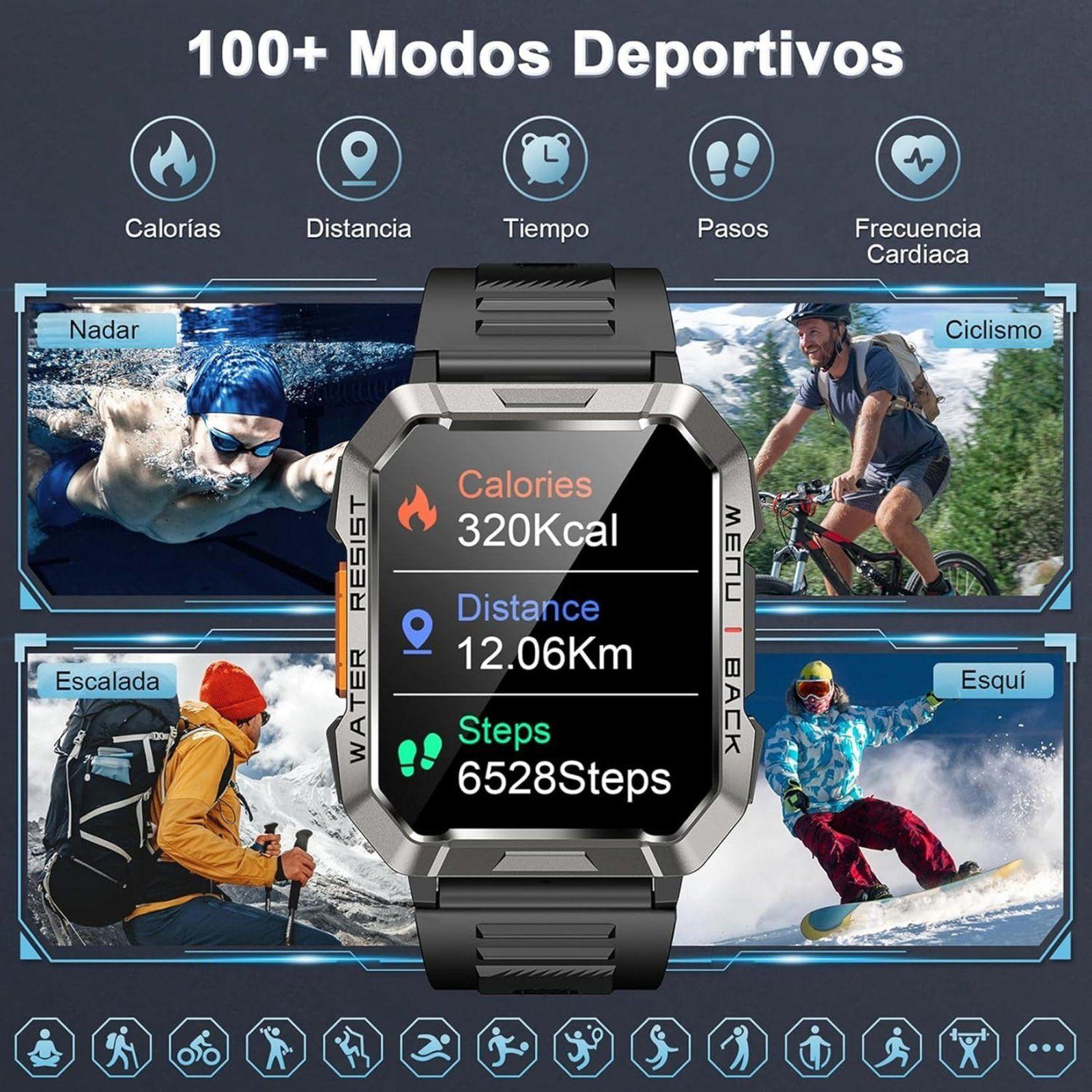Blackview W80 Pro: Smartwatch rugerizado, Batería 20 días-3