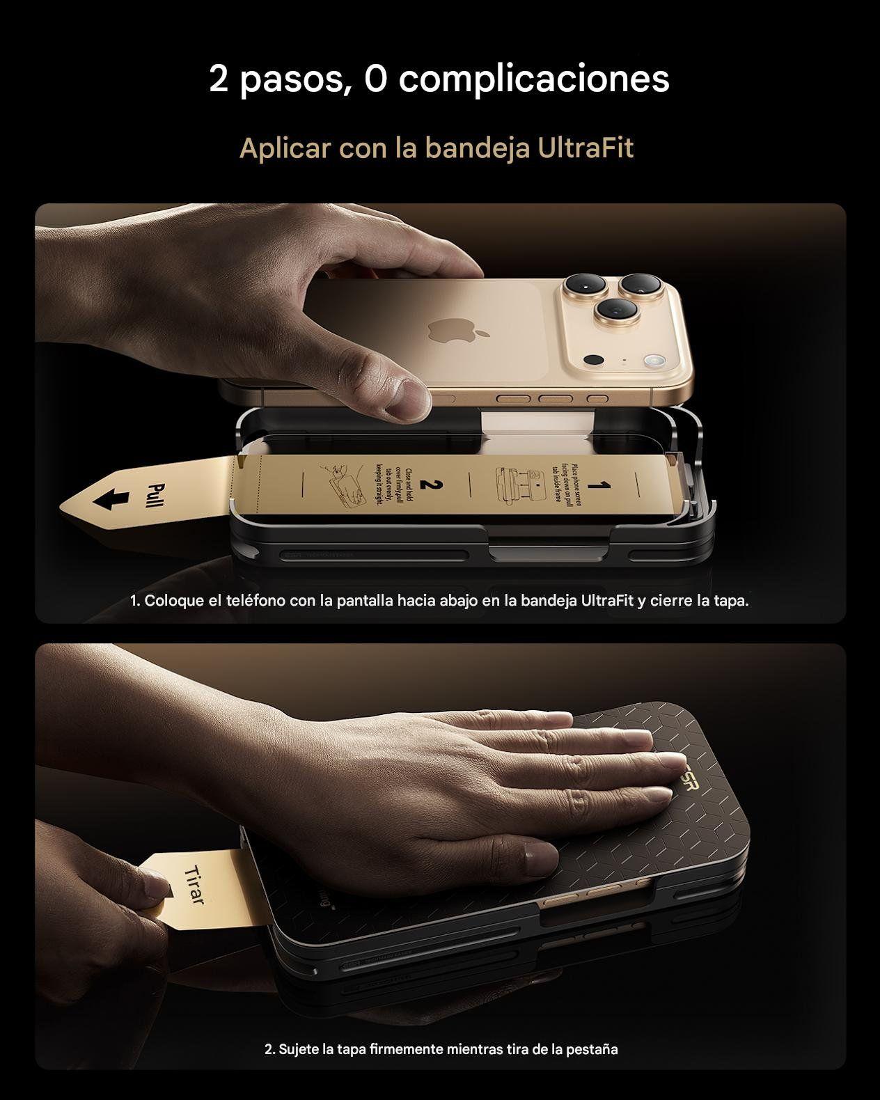 Para iPhone 17 Pro - ESR Vidrio Blindado Con Instalador-4