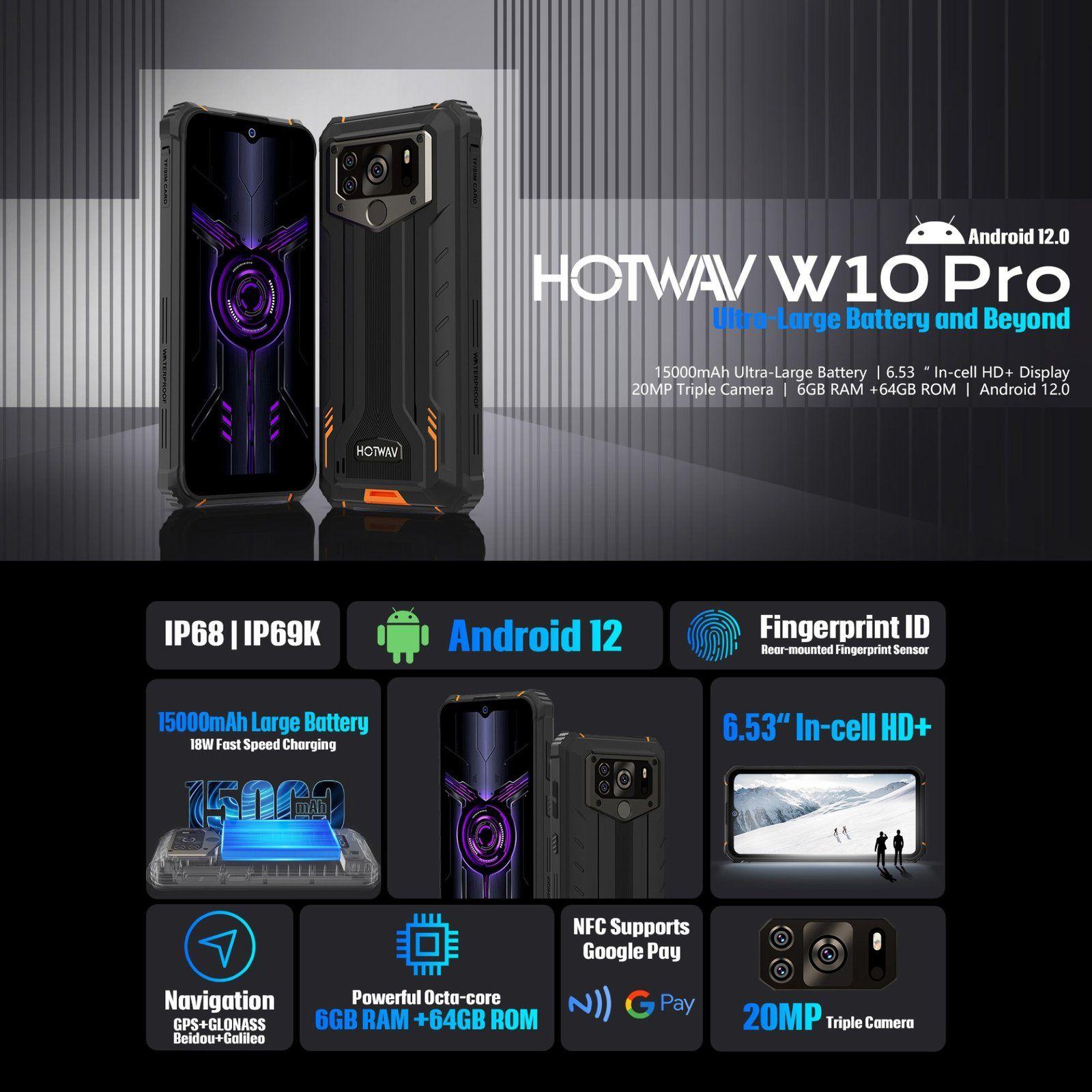 Hotwav W10 Pro – Dualsim Resistente con Batería Grande-2