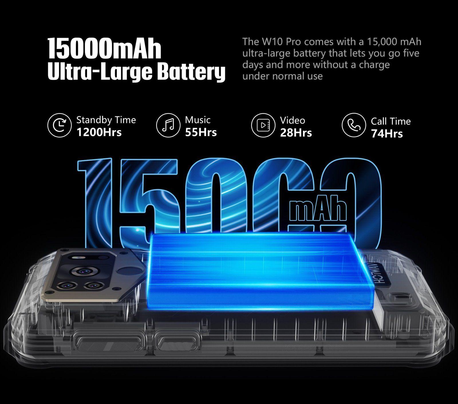 Hotwav W10 Pro – Dualsim Resistente con Batería Grande-5