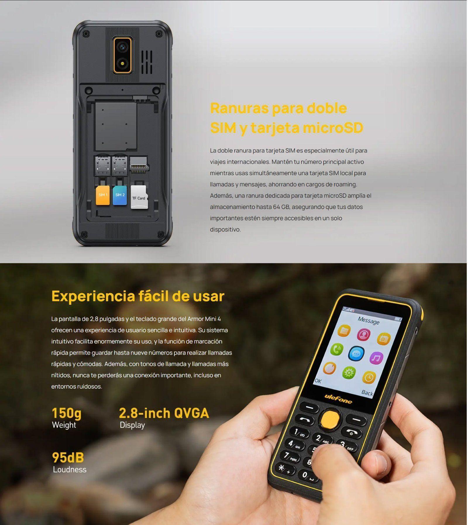 Ulefone Armor Mini 4 Rugerizado 4G Dual SIM Indestructible-4