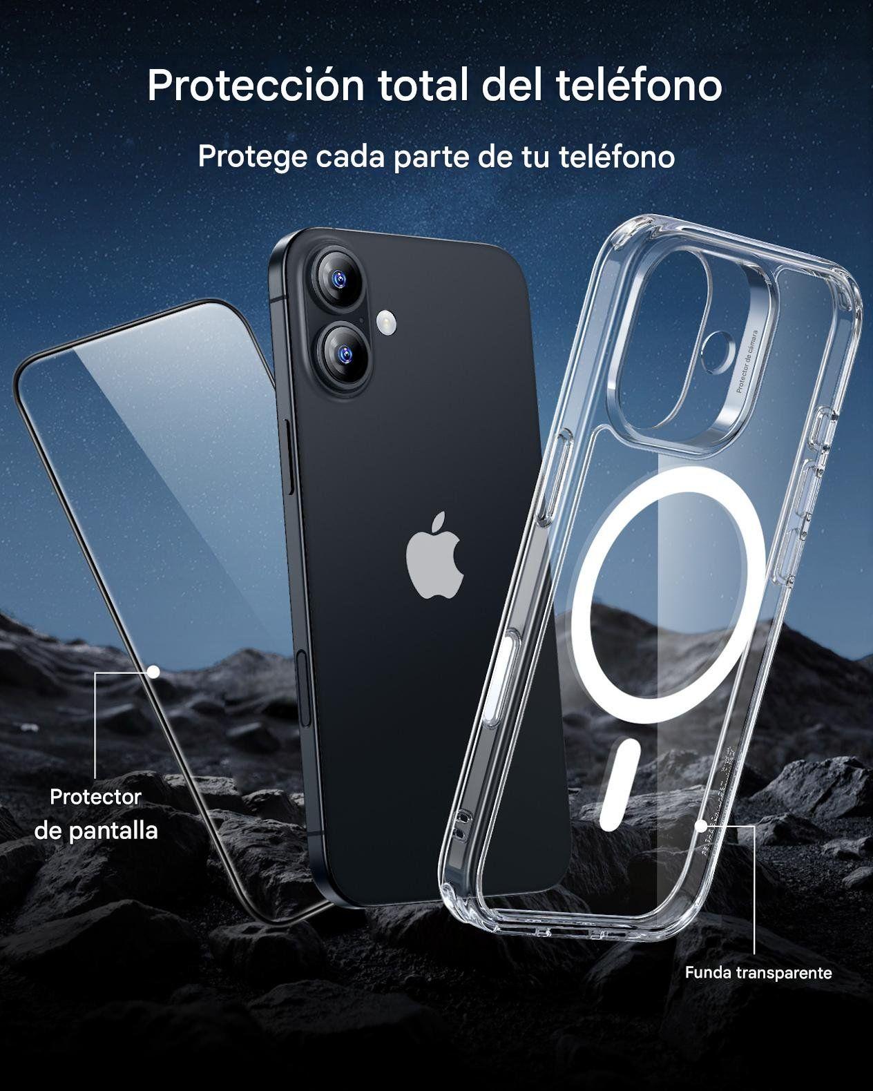 Para iPhone 17 - ESR Kit Premium: Carcasa Magsafe + Vidrio-5