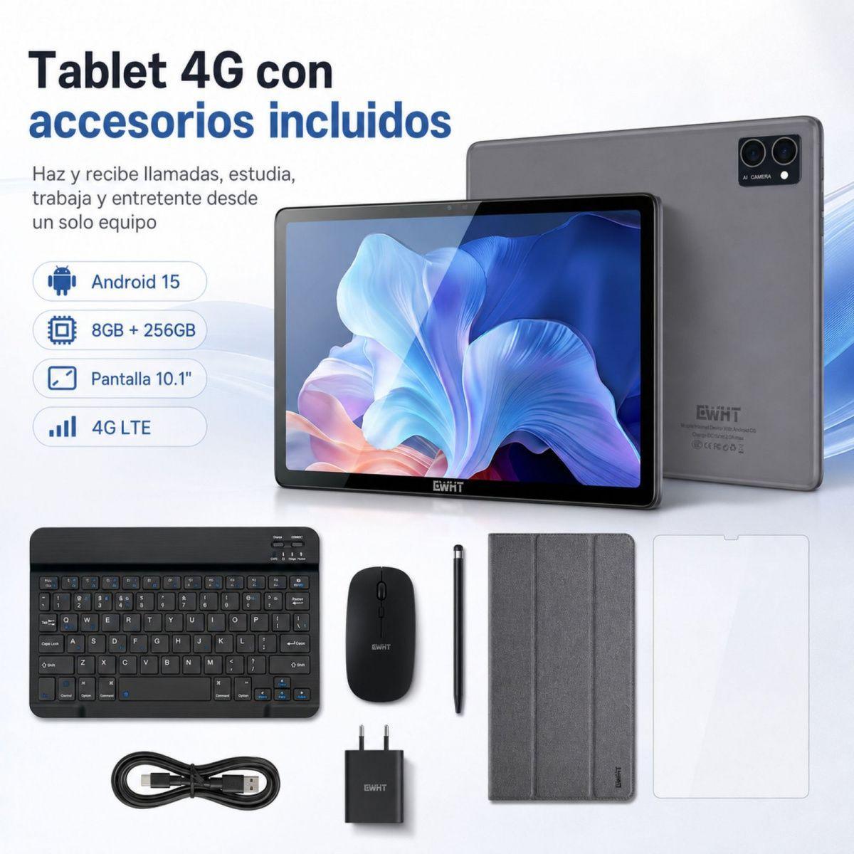 Tablet CWHT G16 4G 128GB 6GB RAM Kit Completo Accesorios-1
