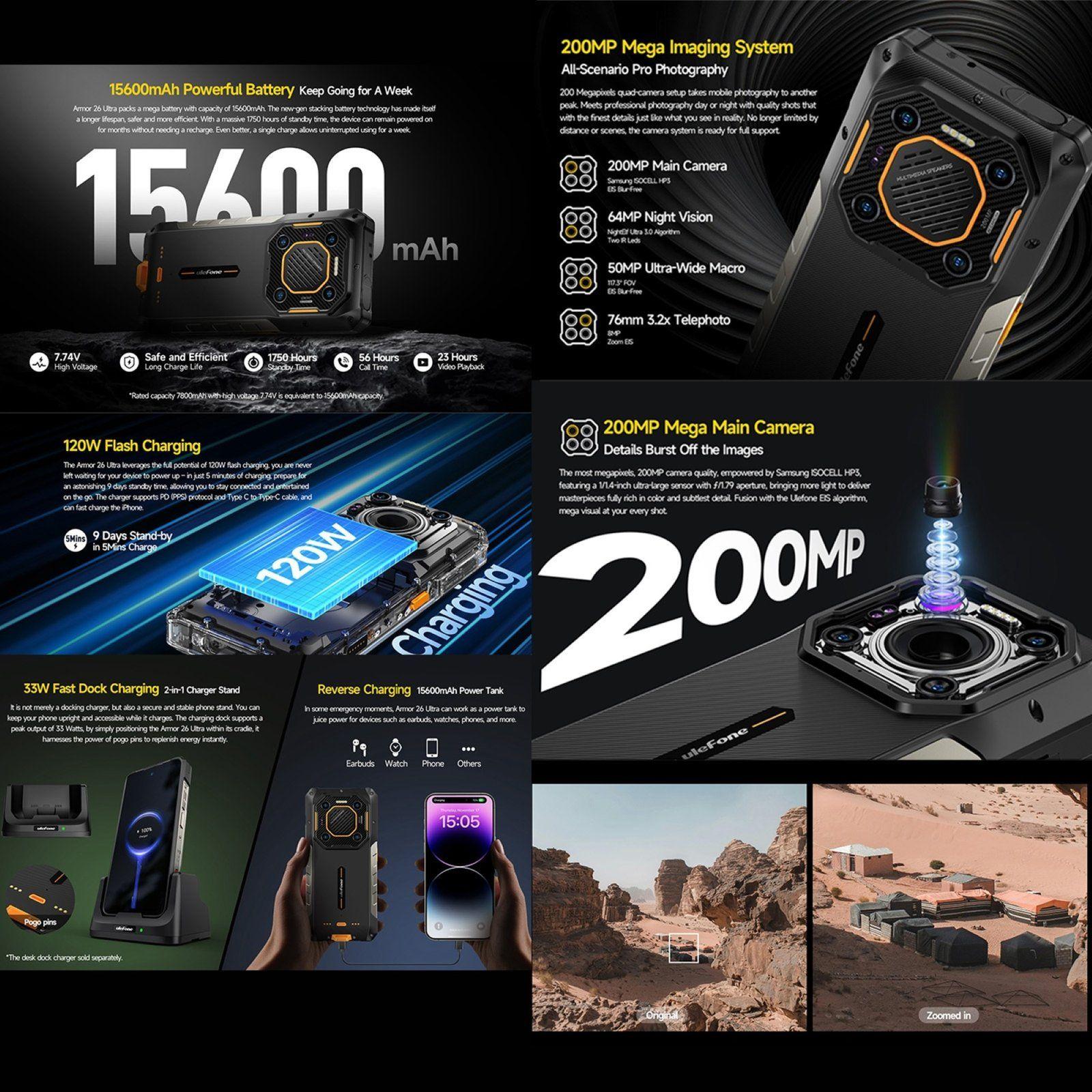 Ulefone Armor 26 Ultra - Smartphone Rudo con Walkie-Talkie-6