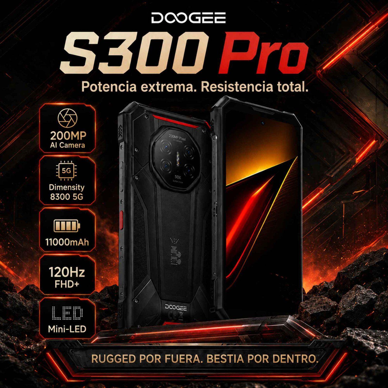 DOOGEE S300 Pro | Teléfono Rugged 5G 11000mAh y Cámara 200MP-2
