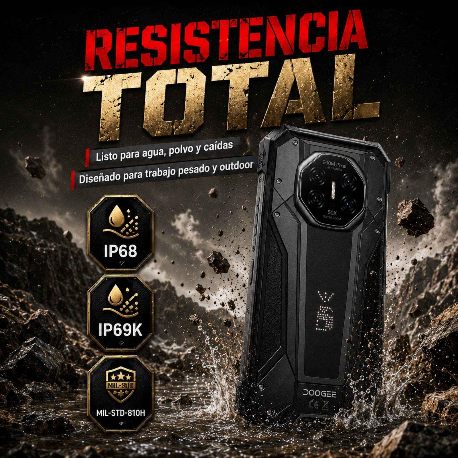 DOOGEE S300 Pro | Teléfono Rugged 5G 11000mAh y Cámara 200MP-4