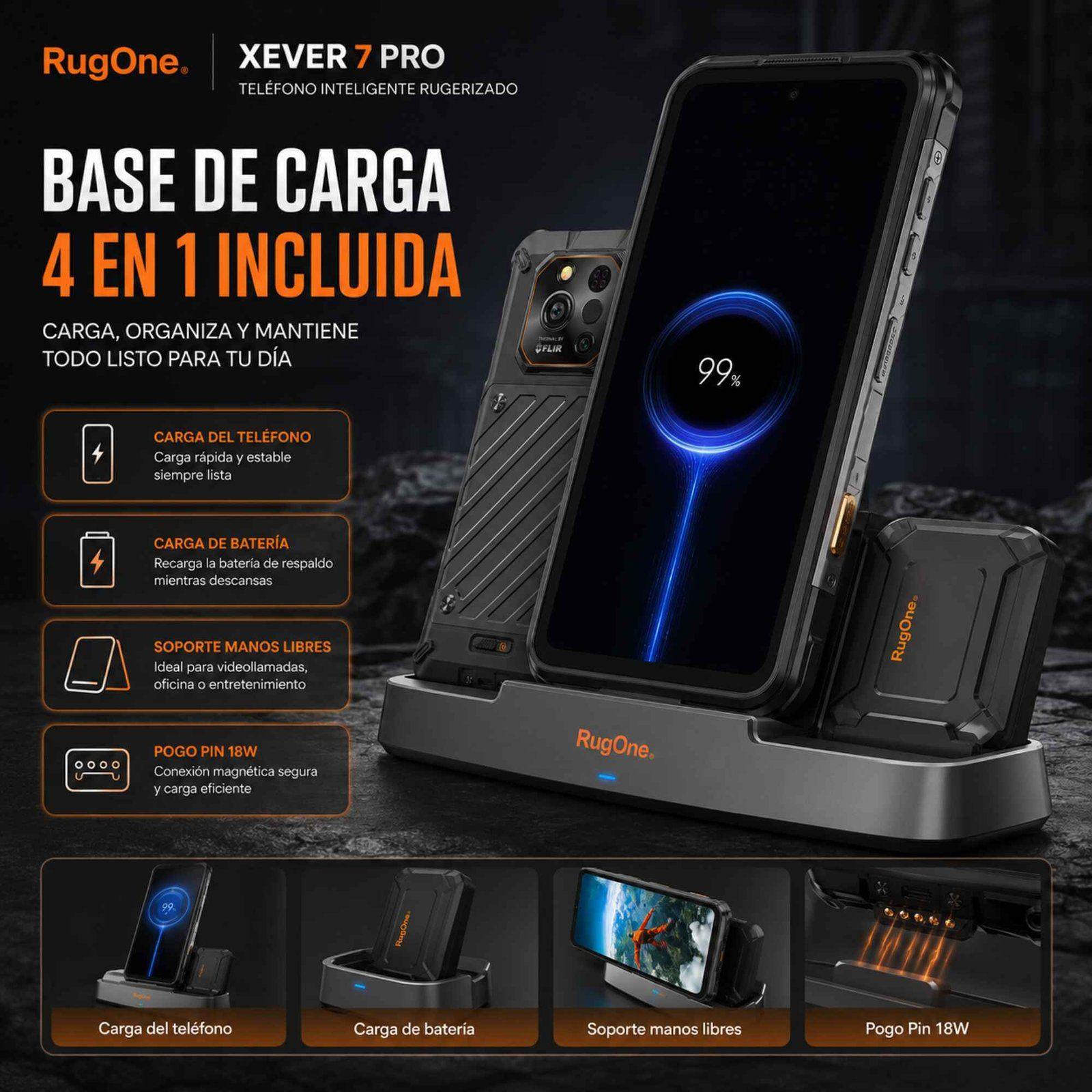 Celular Rugged RugOne Xever 7 Pro 5G Térmica FLIR 512GB 16GB-7