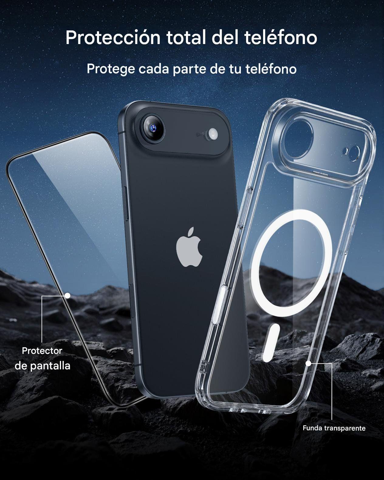 Para iPhone 17 Air - ESR Kit Premium Carcasa Magsafe+Vidrio-5