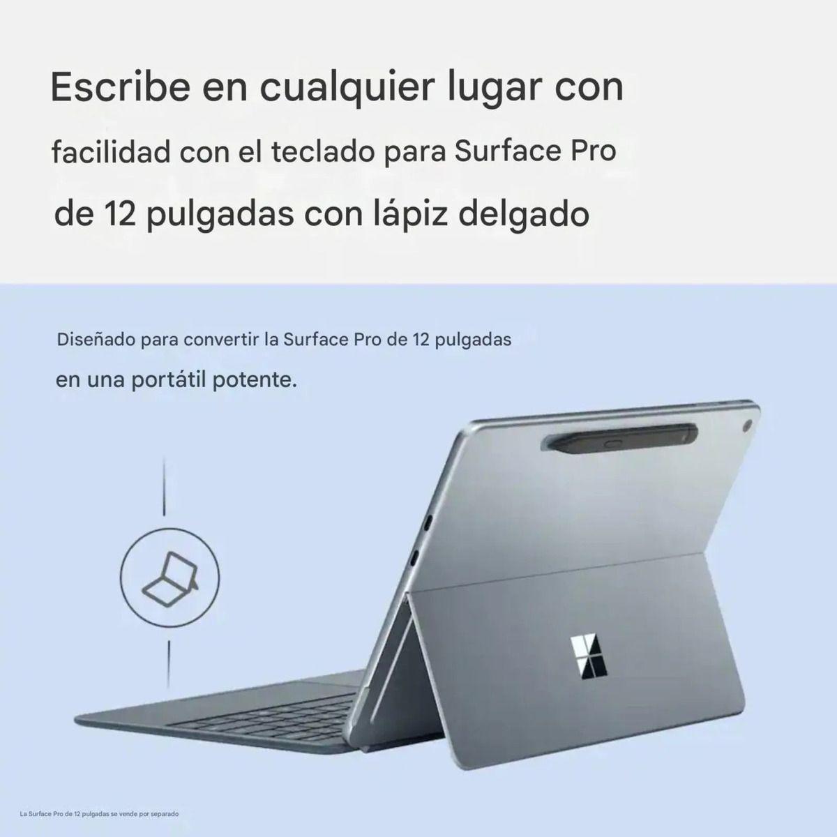 Surface Pro 12 (16GB+512GB) - Pack Incluye: Teclado y Lápiz-4