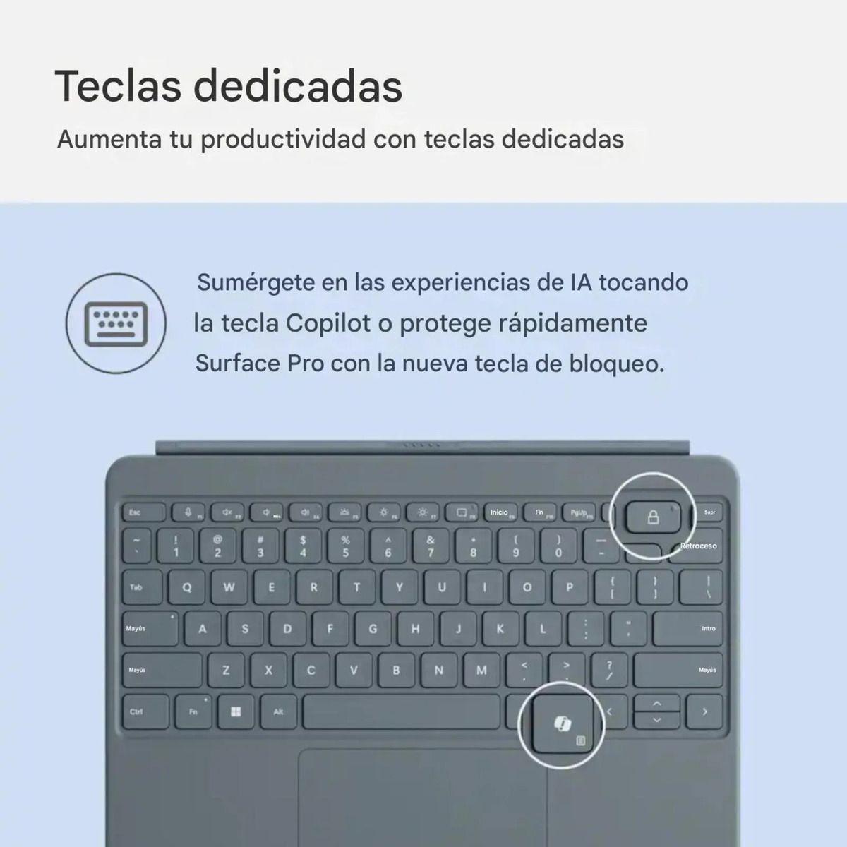 Surface Pro 12 (16GB+512GB) - Pack Incluye: Teclado y Lápiz-5