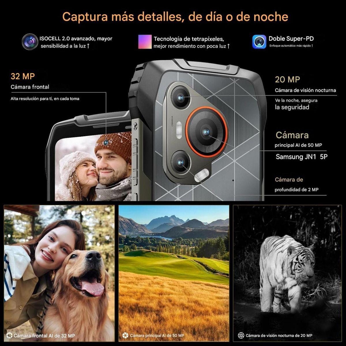 Blackview BL7000 5G Rugged AI Pantalla 2.4K Cámara Nocturna-4