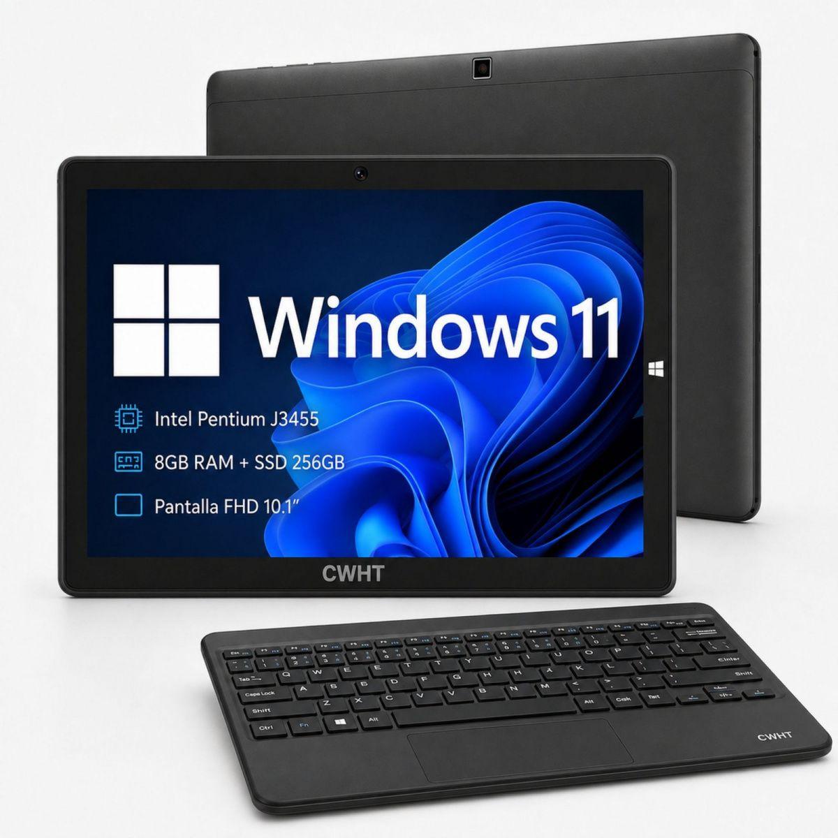 Tablet CWHT N102A Windows 11 256GB SSD 8GB RAM Teclado-0