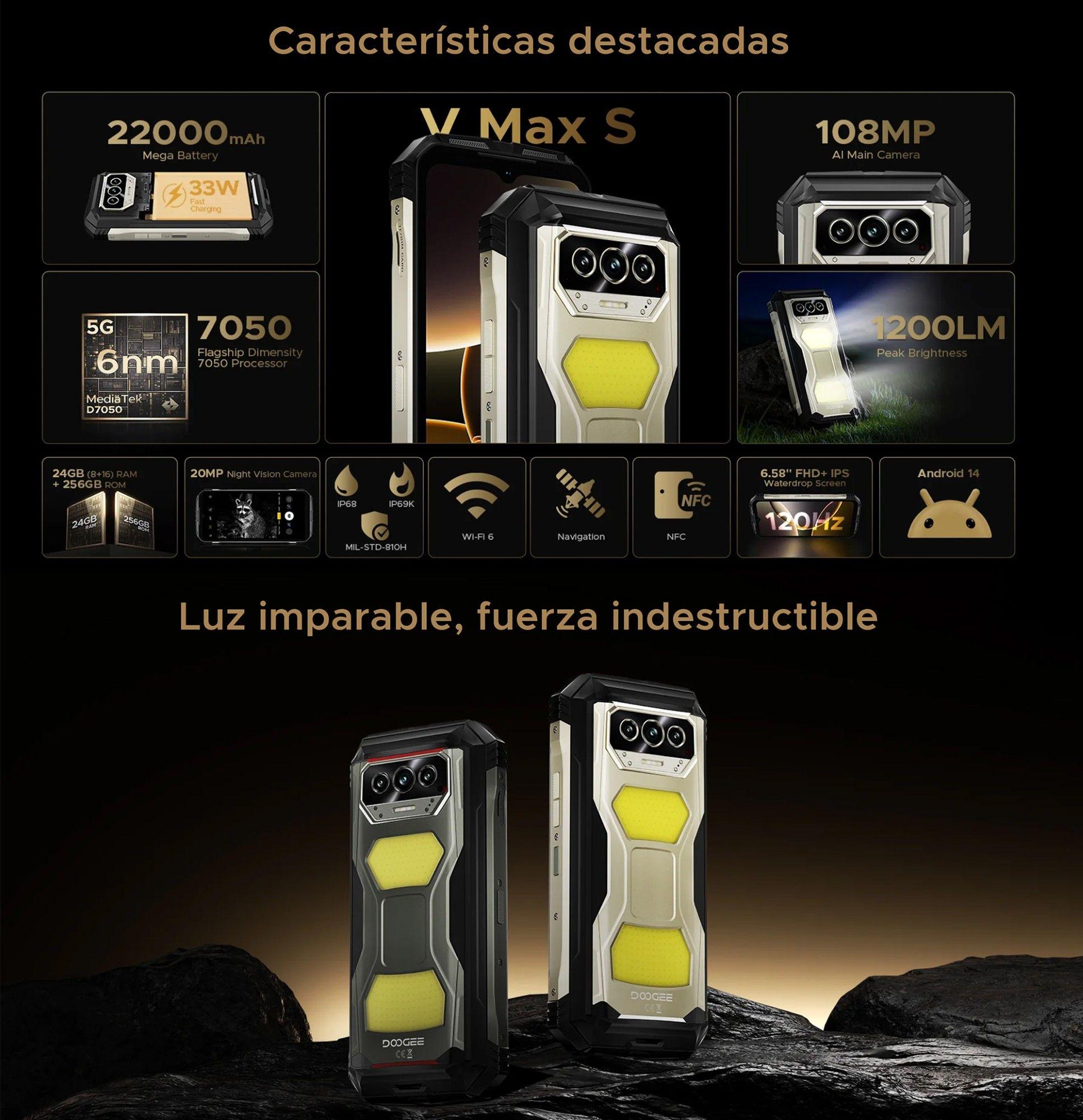 DOOGEE V Max S – Dualsim 5G con Batería de 22.000mAh-3