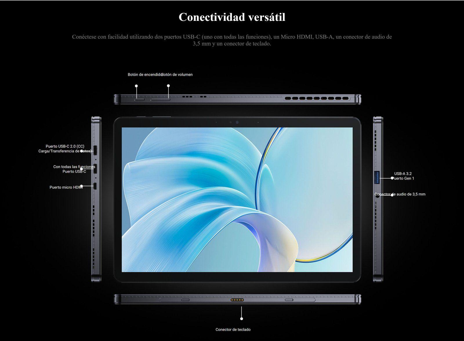 Chuwi Hi10 X1 - Tablet con Windows 11 mejor que Android-6