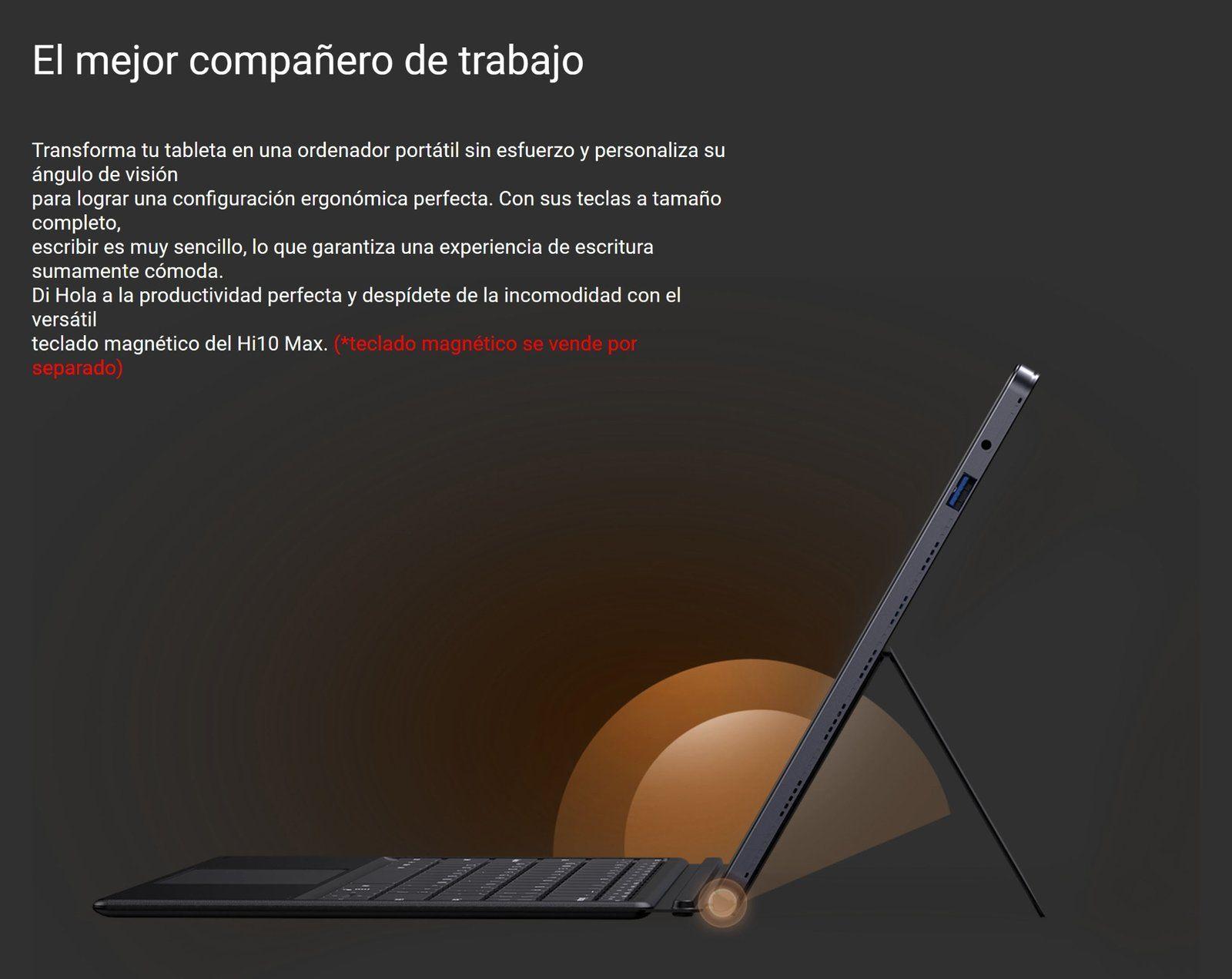Chuwi Hi10 Max - Tablet Windows 11 con Teclado + Lápiz-5