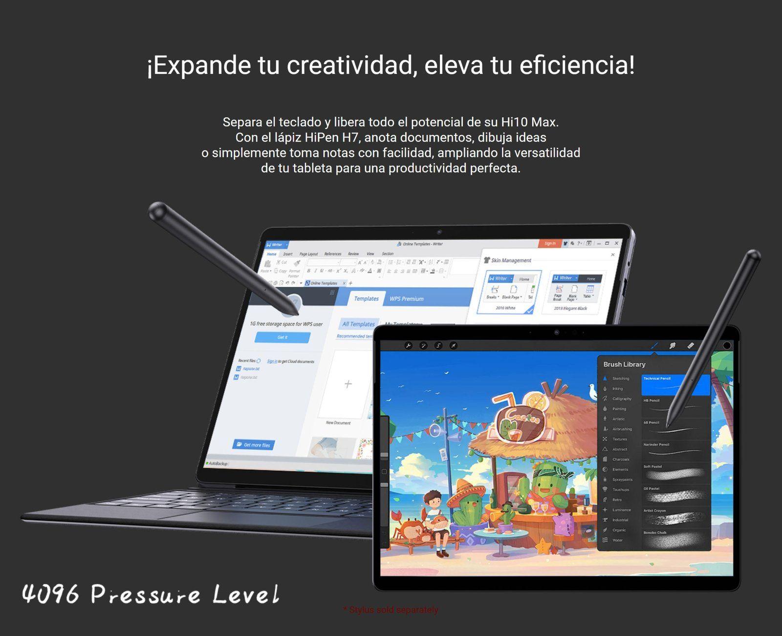 Chuwi Hi10 Max - Tablet Windows 11 con Teclado + Lápiz-6