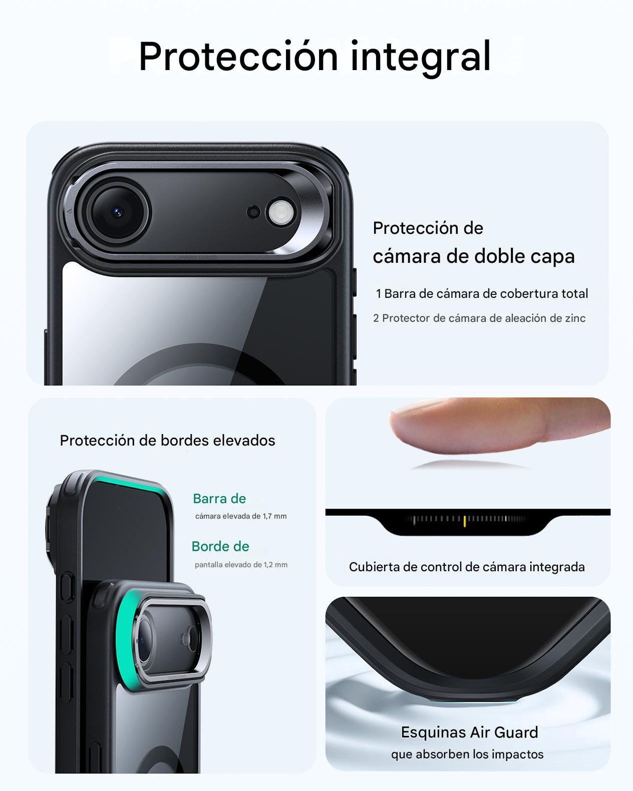 Para iPhone 17 Air - ESR Premium Carcasa Magsafe Con Soporte-3