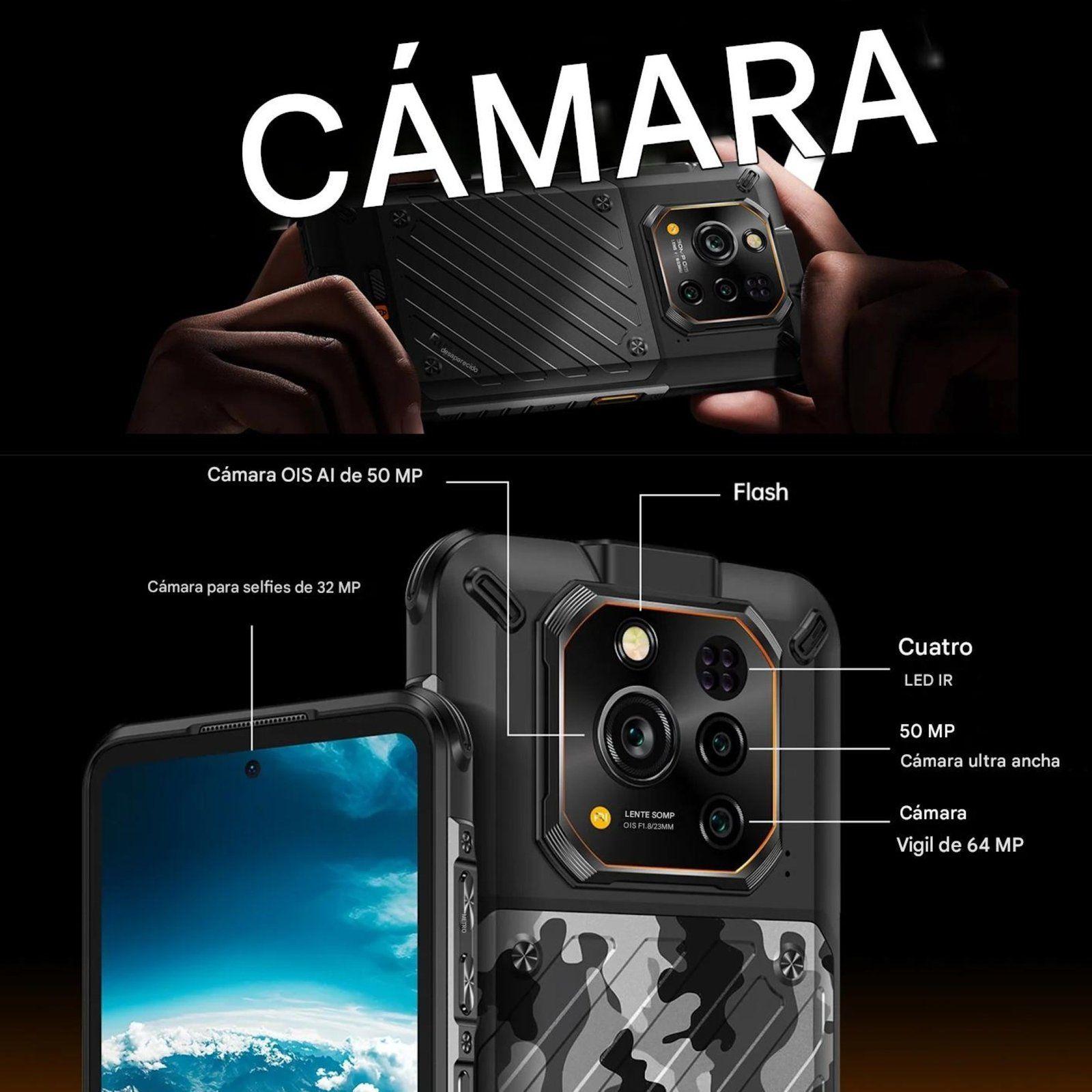 Celular RugOne Xever 7 eSIM 2 Baterías Dock AMOLED-5