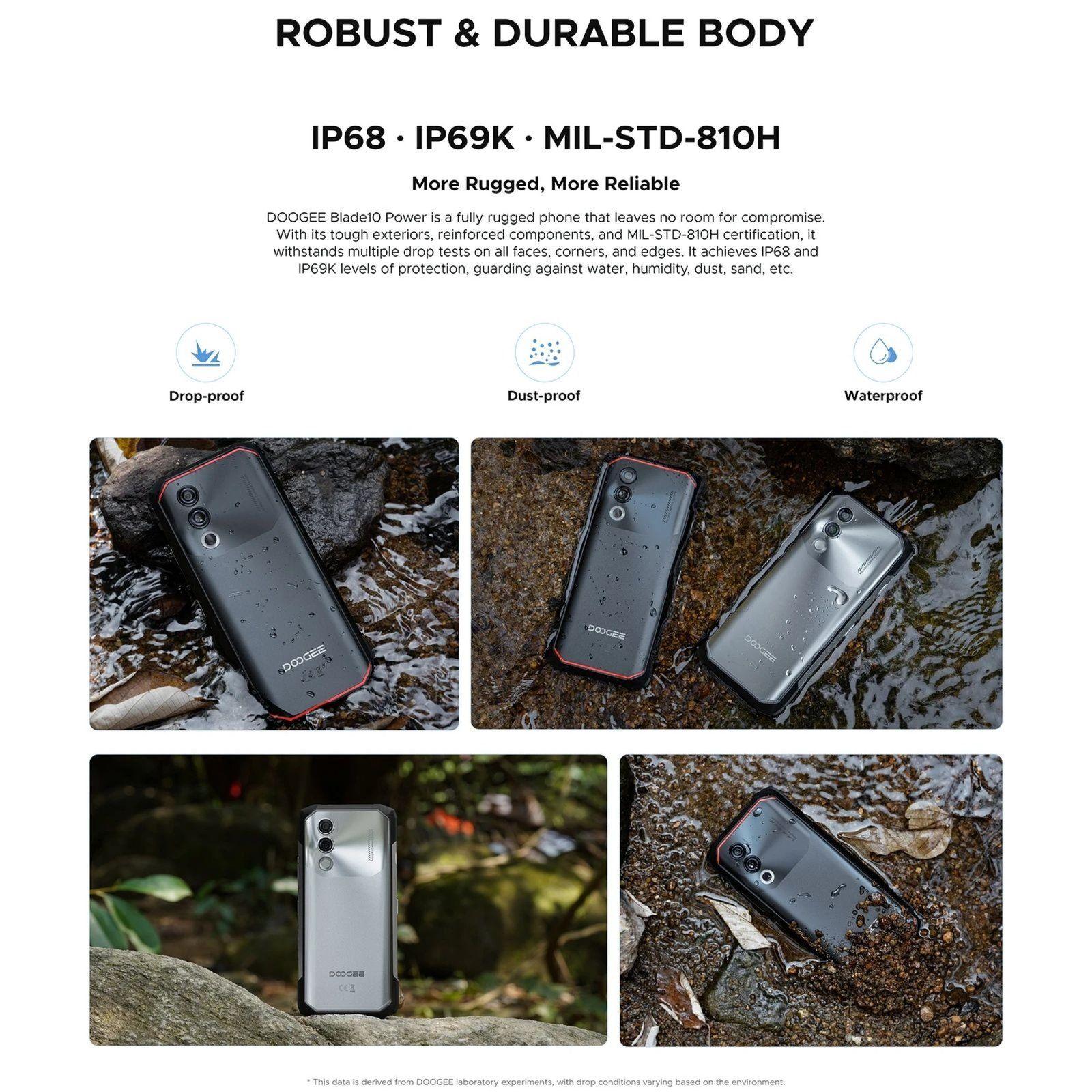 Doogee Blade 10 Power: Rugged IP68, Android 14, 50MP, GPS-3