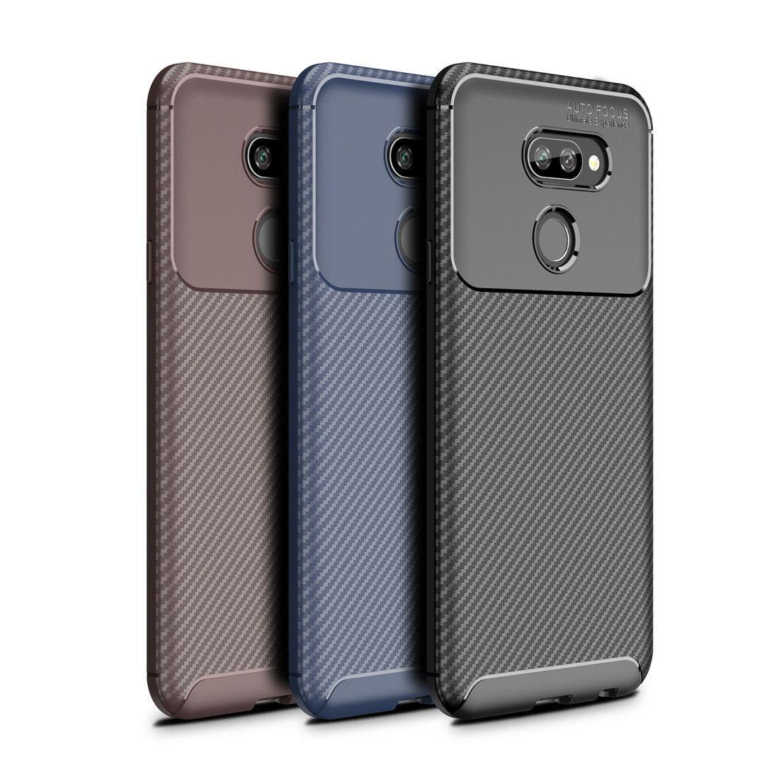 Carcasa: LG K40S - Resistente Funda Estuche / Azul-5