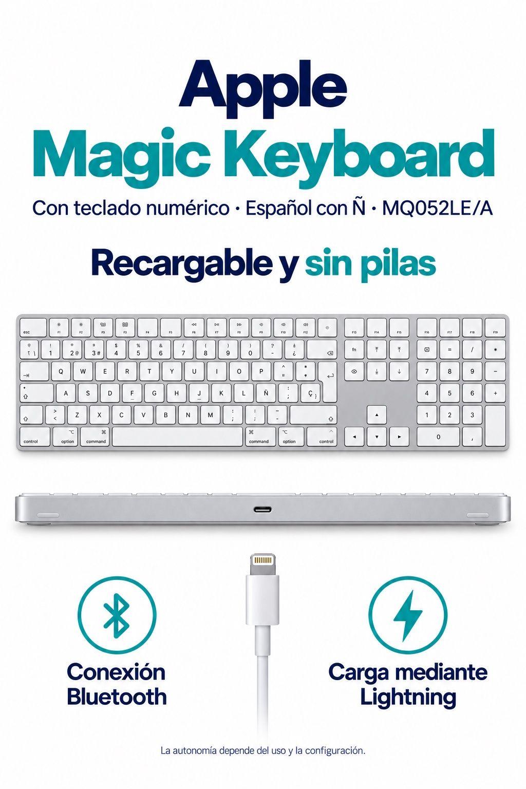 Apple Magic Keyboard Numérico Español con Ñ MQ052LE/A-4