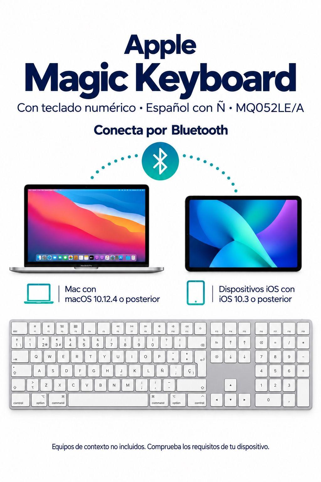 Apple Magic Keyboard Numérico Español con Ñ MQ052LE/A-7
