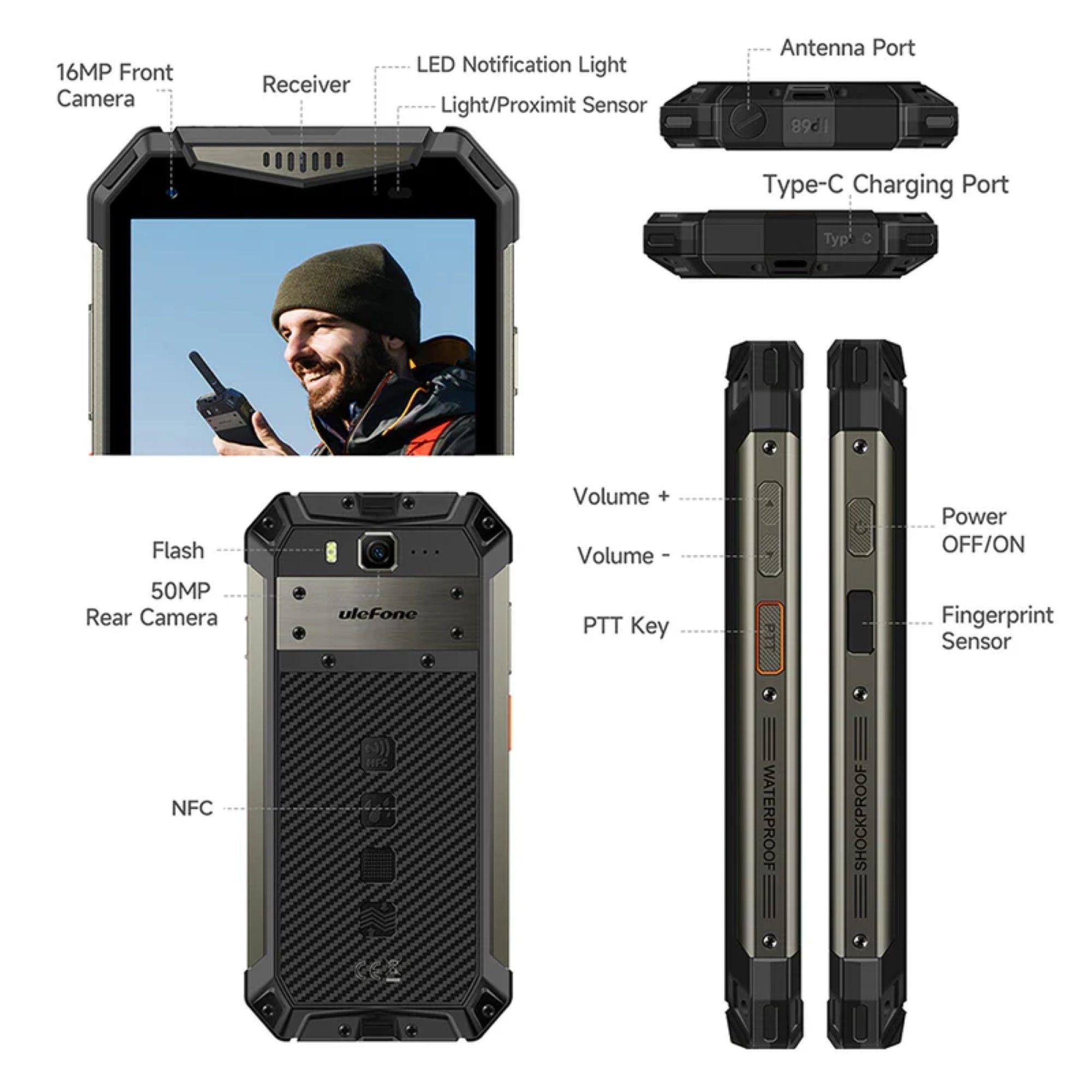 Ulefone Armor 20WT - Celular Android + Walkie Talkie DMR/UHF-7