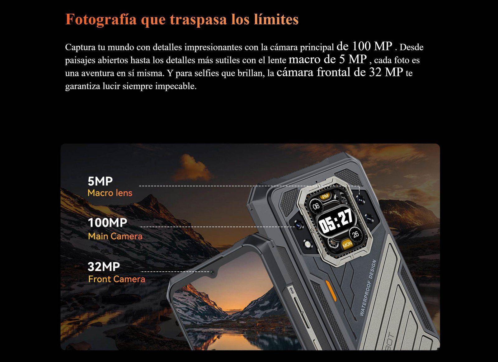 Cubot KingKong X Pro: RAM 24GB, Resistente 5G cámara 100 MP-6