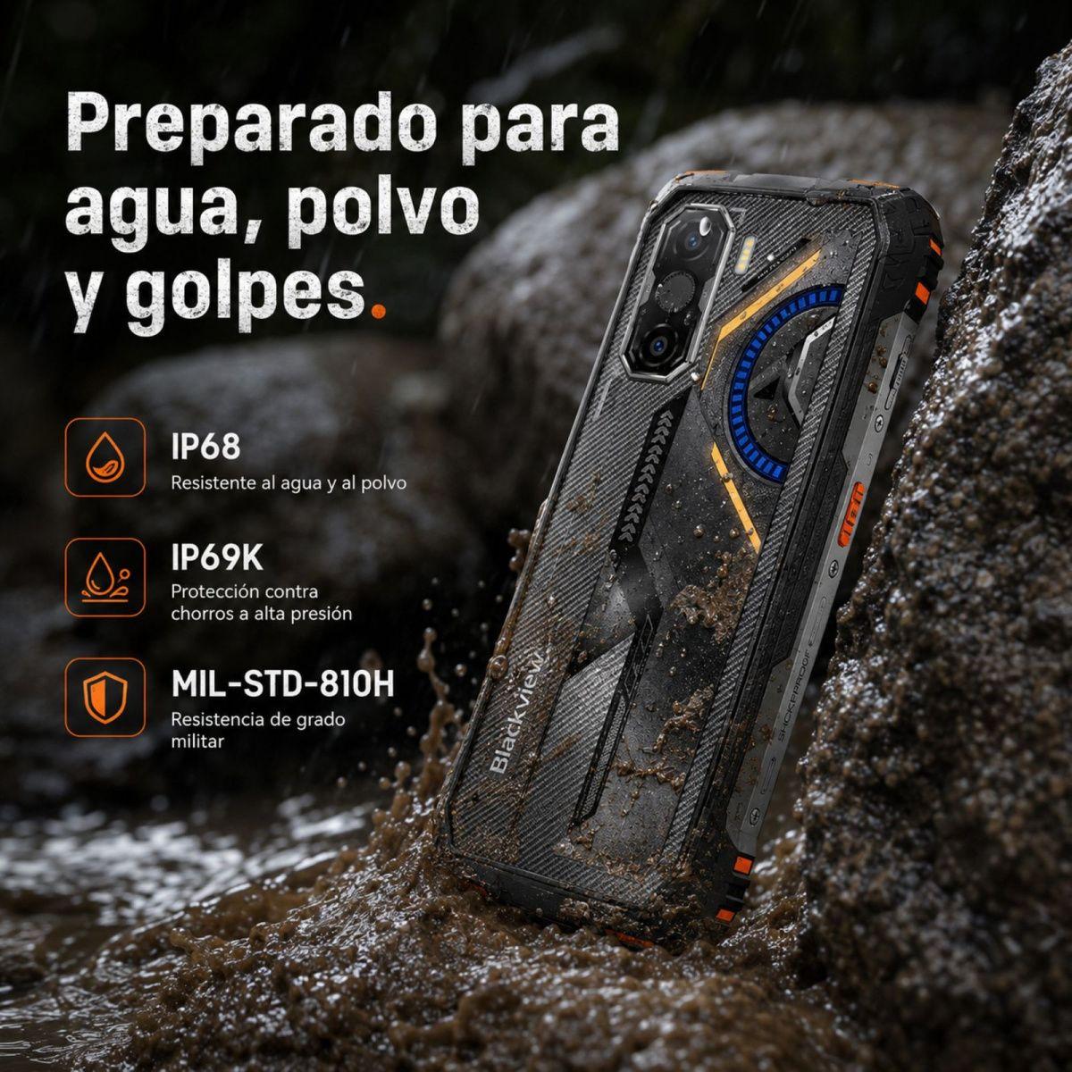Blackview ROCK 3 | Celular Rugged con Cámara Térmica-4