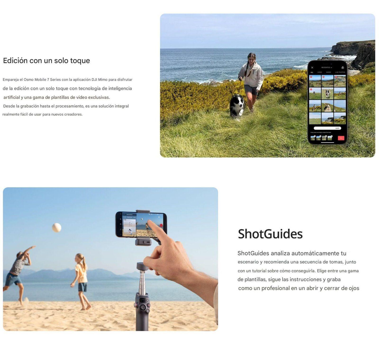 DJI Osmo Mobile 7P | Estabilizador Brazo Extensible Módulo-7
