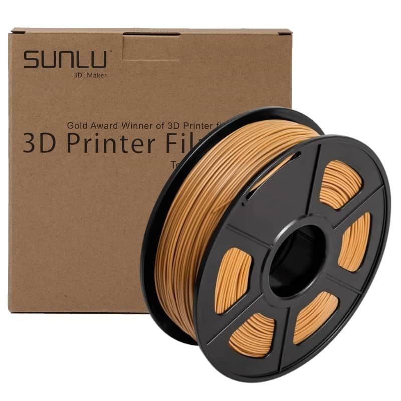 Filamentos Pla+ Sunlu 1kg 1.75mm Café-0