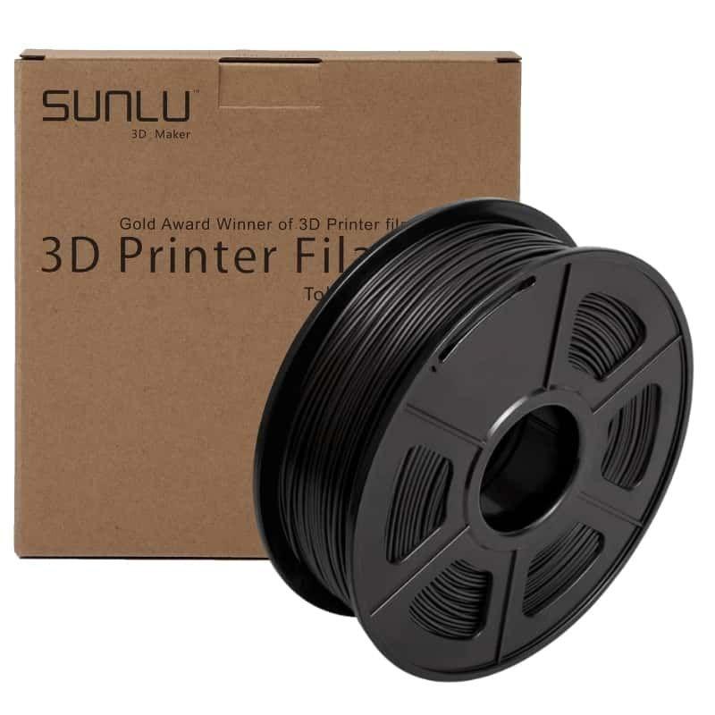 Filamentos Pla Negro 1kg 1.75mm Sunlu-0