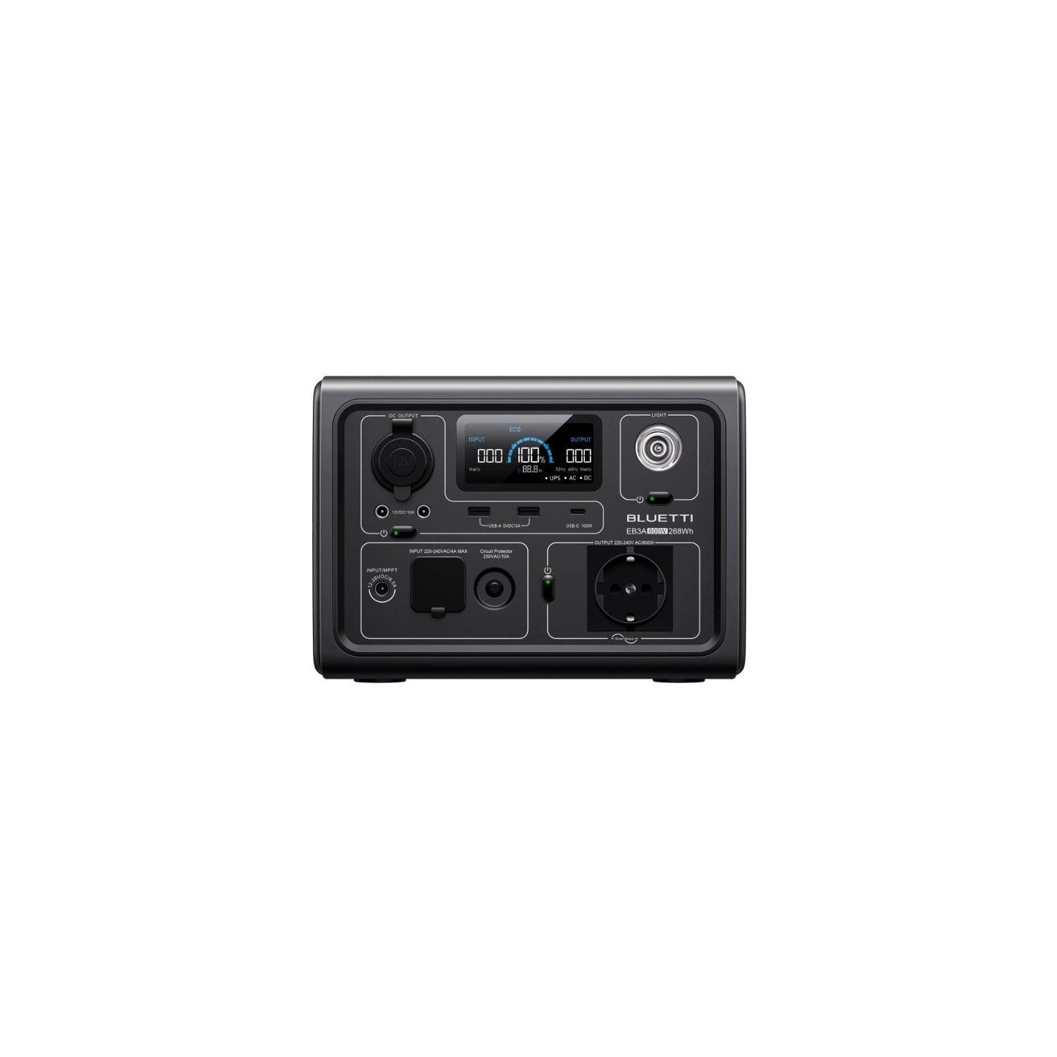 Kit Generador EB3A + Panel Solar 120W Bluetti-0