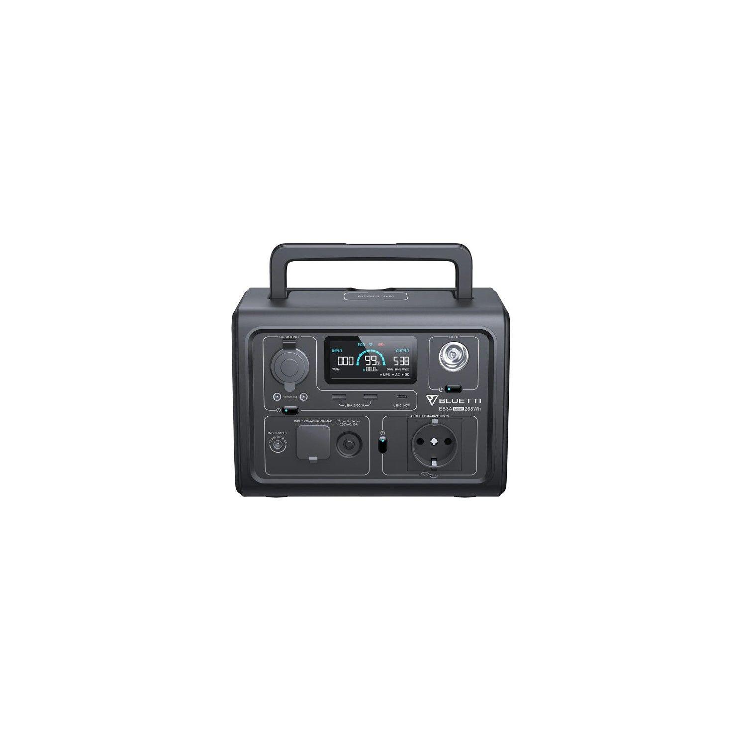 Kit Generador EB3A + Panel Solar 120W Bluetti-2