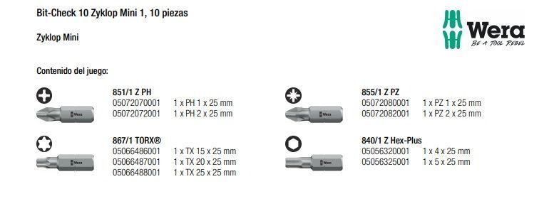 Estuche De Puntas Con Carraca Mini 10 Piezas-3
