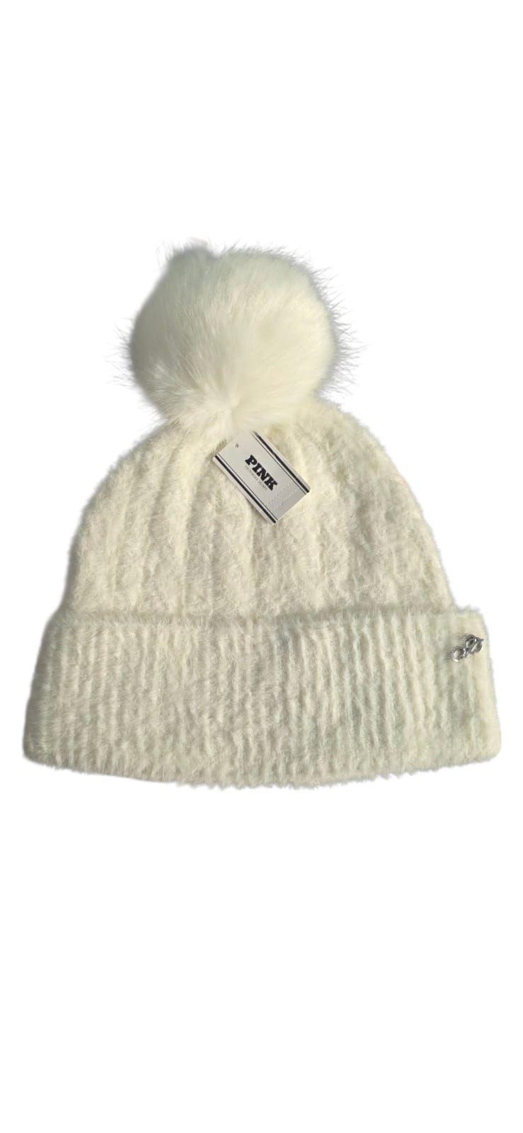 Gorro Pink Victoria s Secret Pompon-2