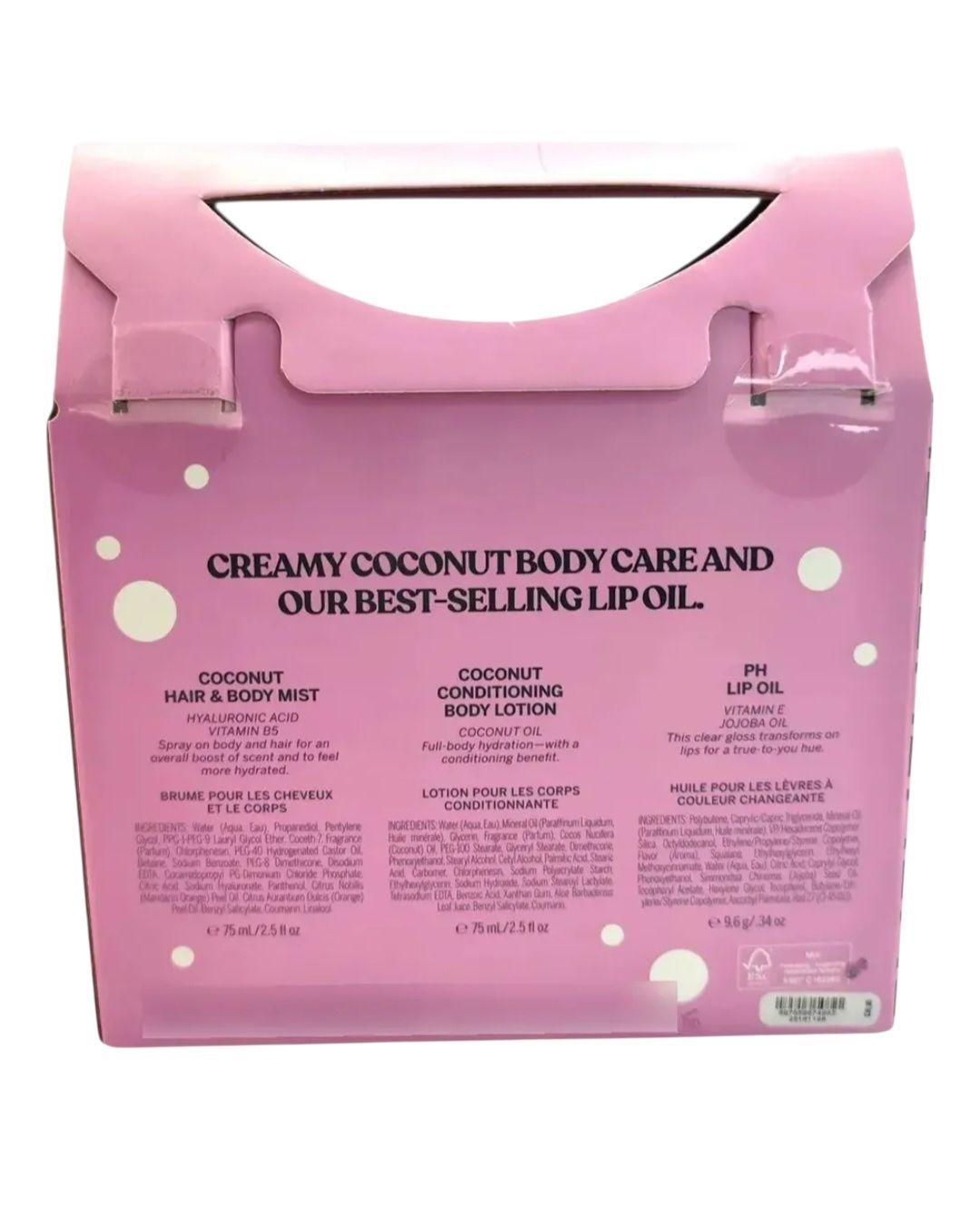 Set De Regalo Pink Jolly Coconut Locion Gloss Splash-2