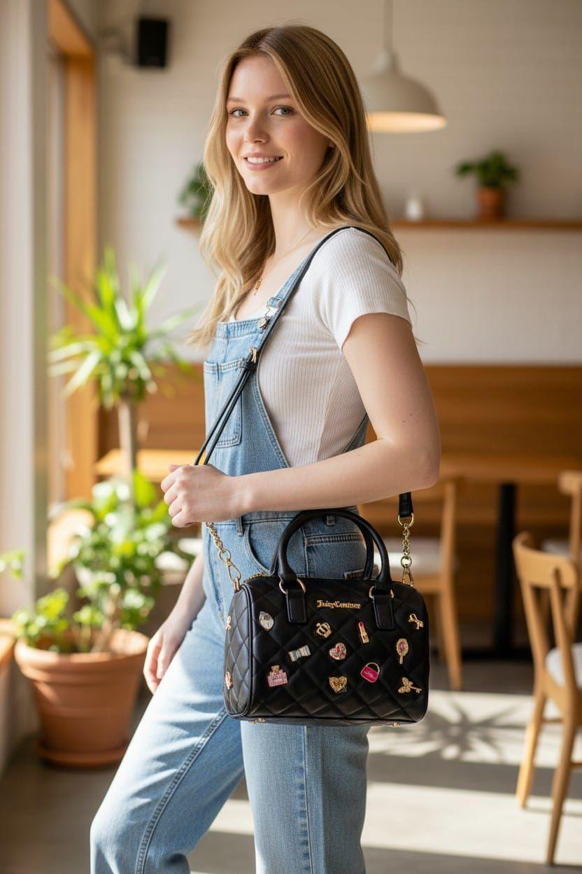 Cartera Juicy Couture Girl Only Satchel-3